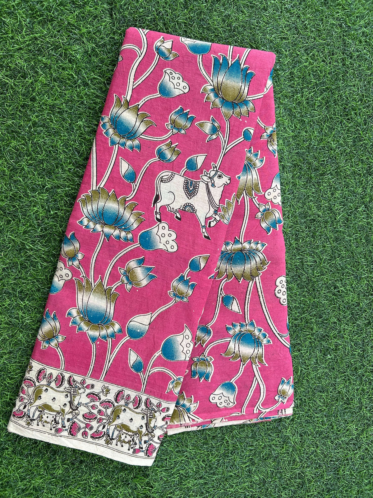 Kalamkari Cotton Saree – KCS-M669