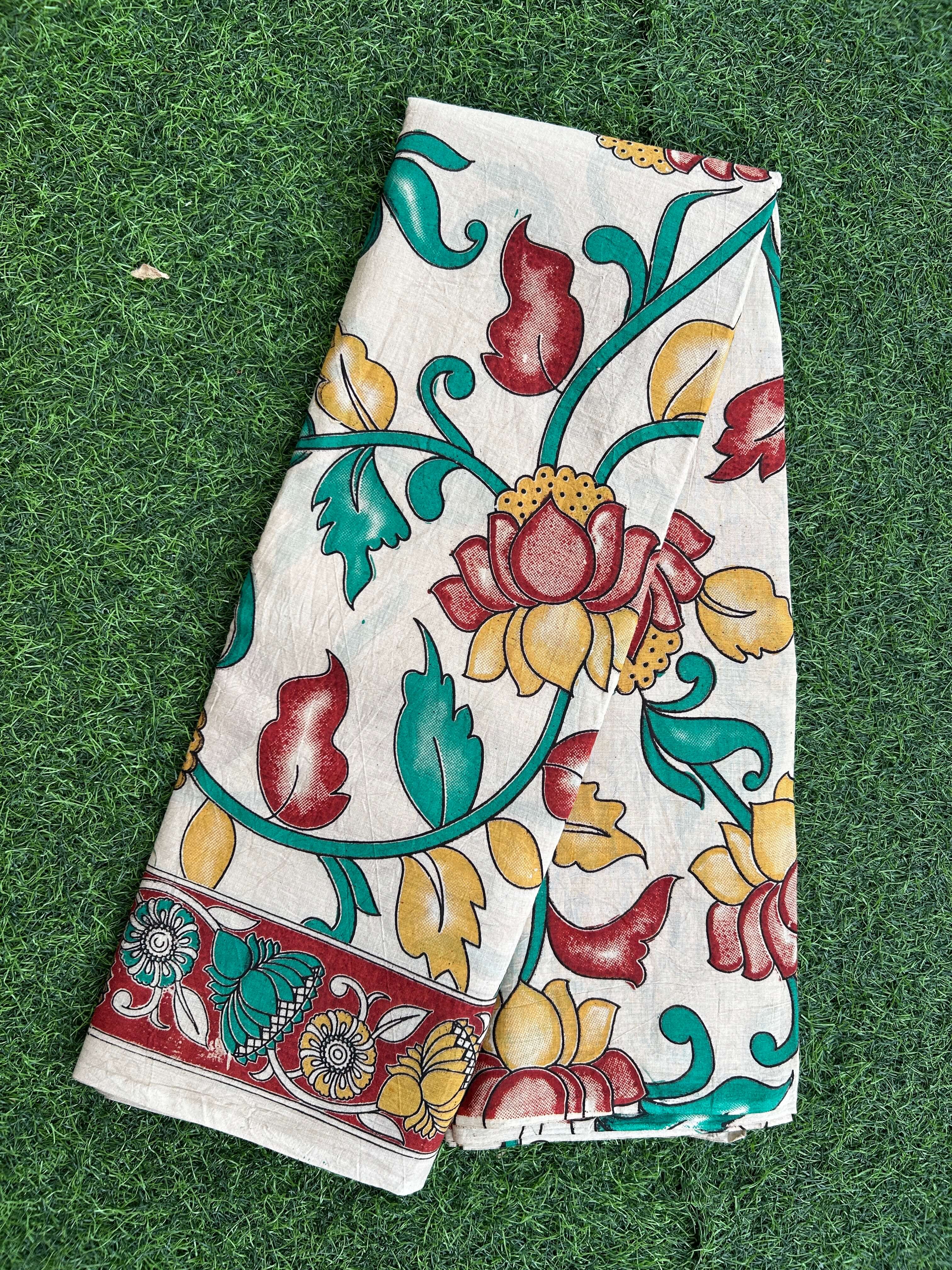 Kalamkari Cotton Saree – KCS-M670