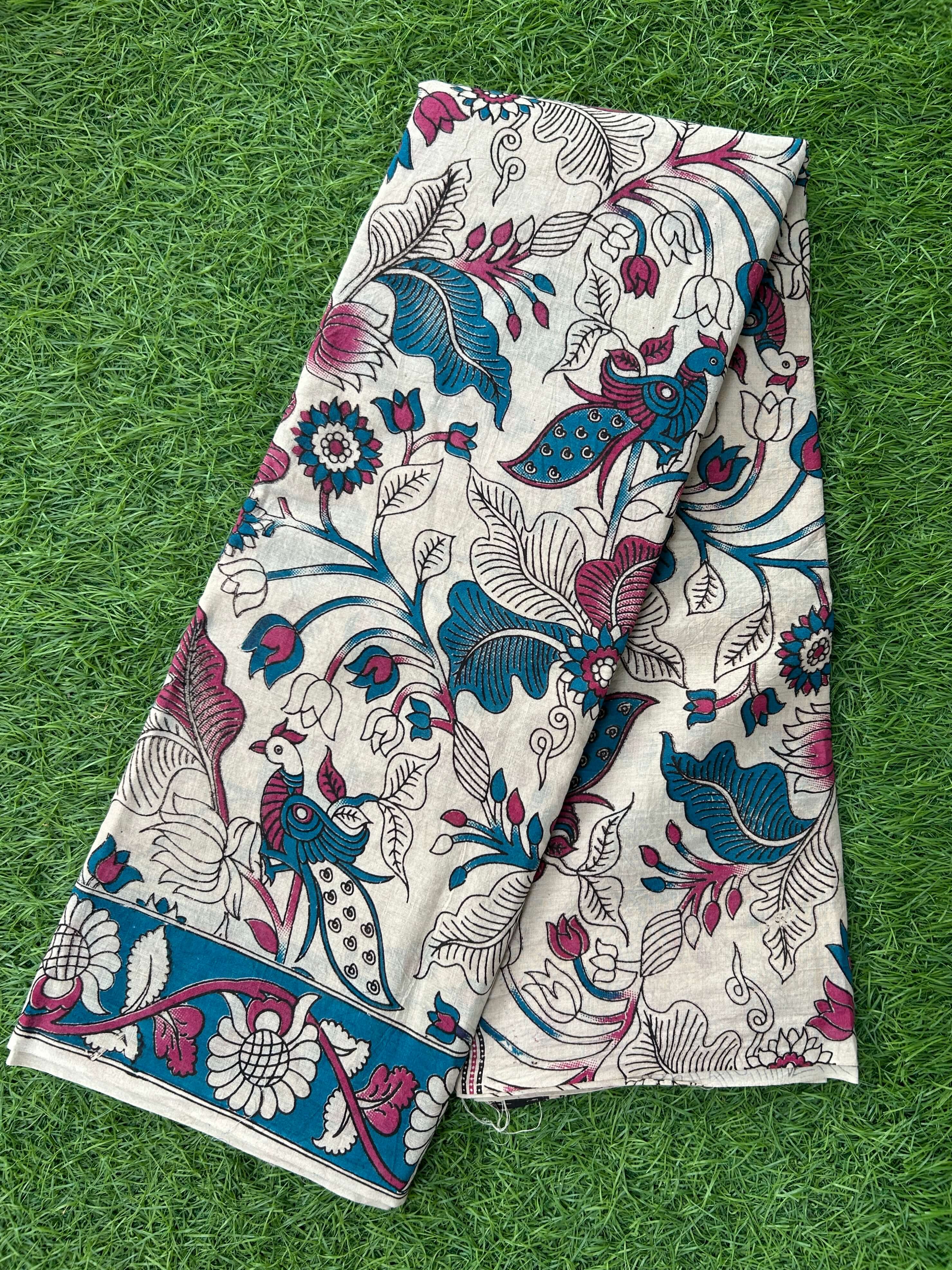 Kalamkari Cotton Saree – KCS-M399