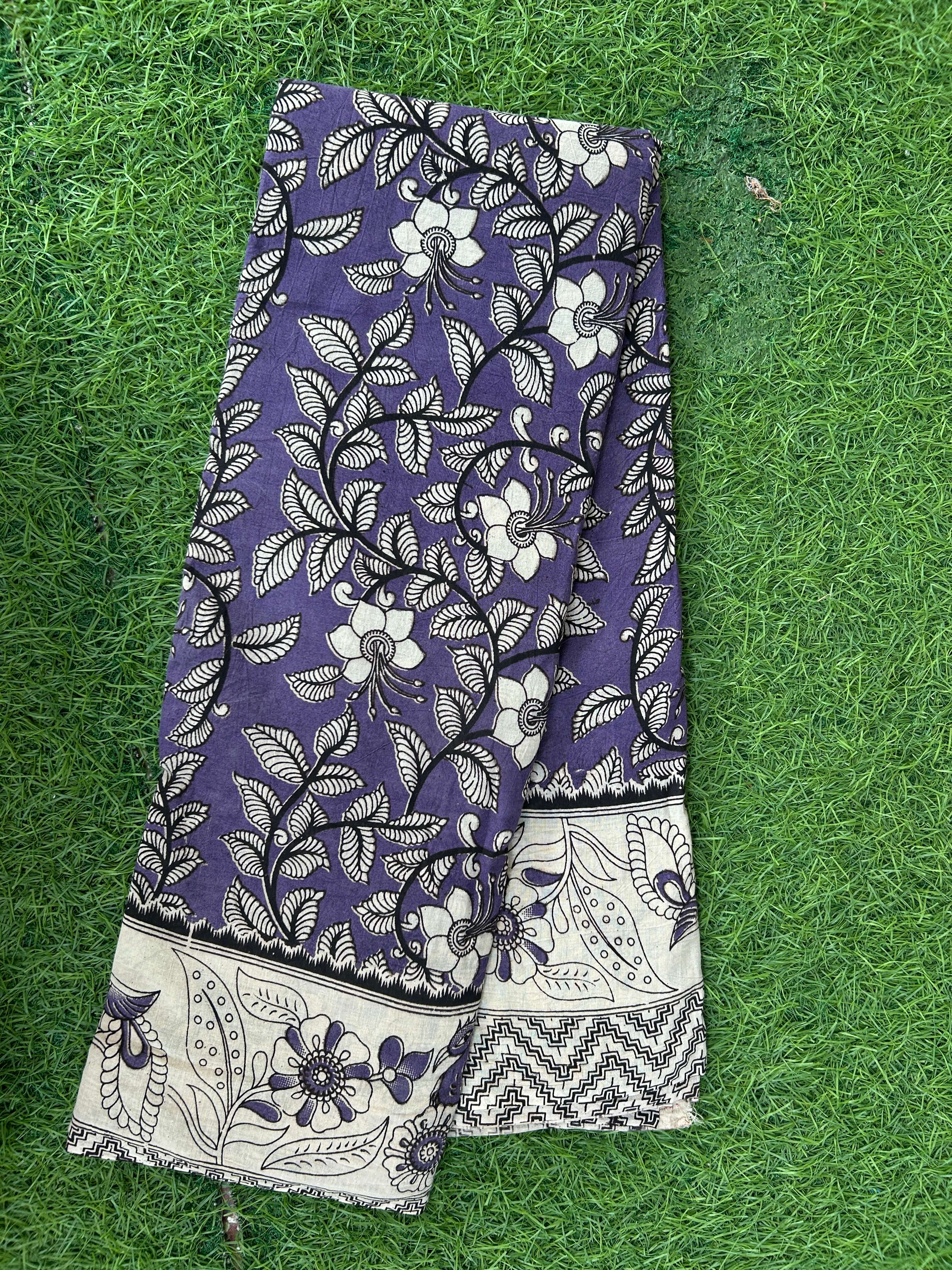 Kalamkari Cotton Saree – KCS-M409