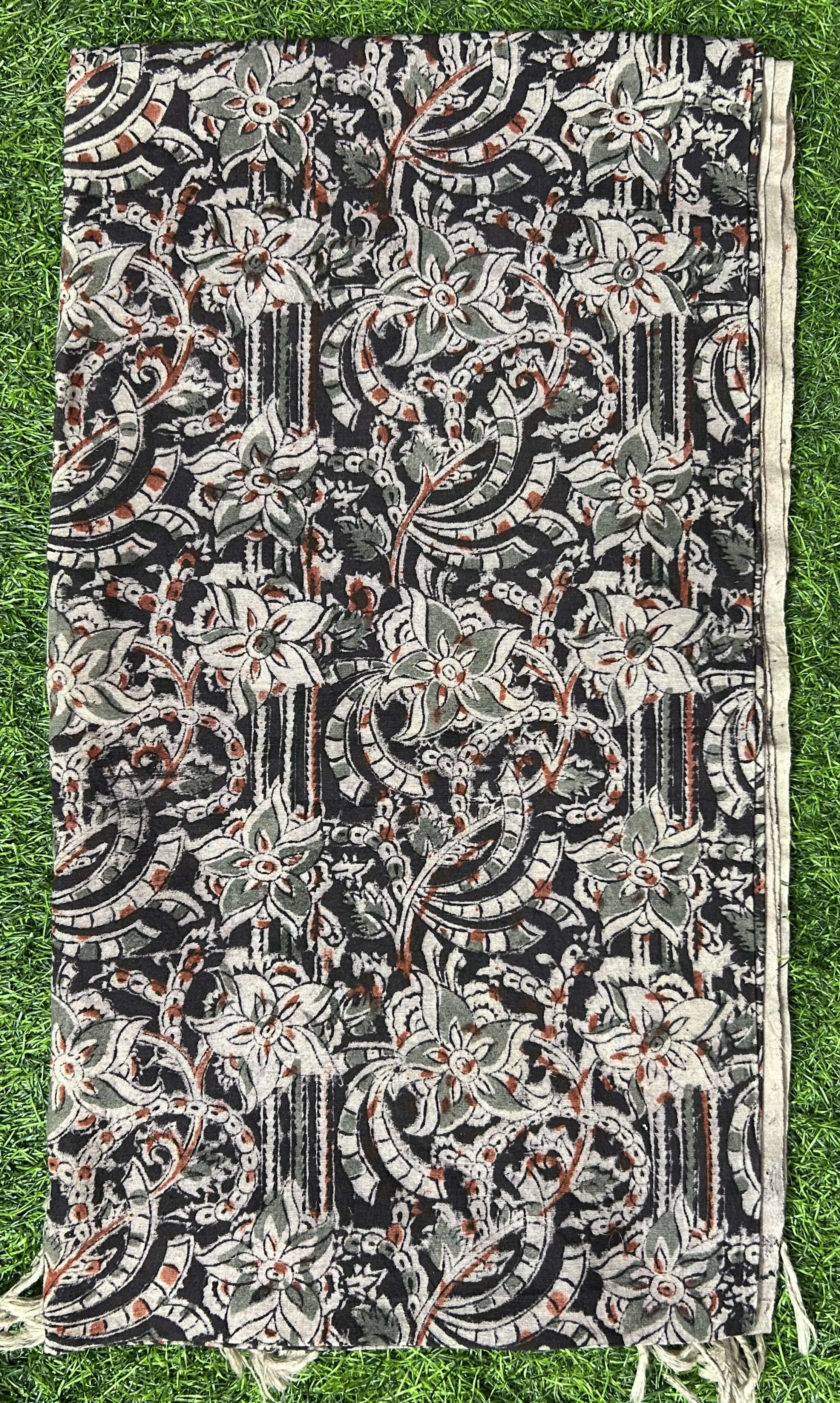 Kalamkari Cotton Dupatta- KHD-C-M012
