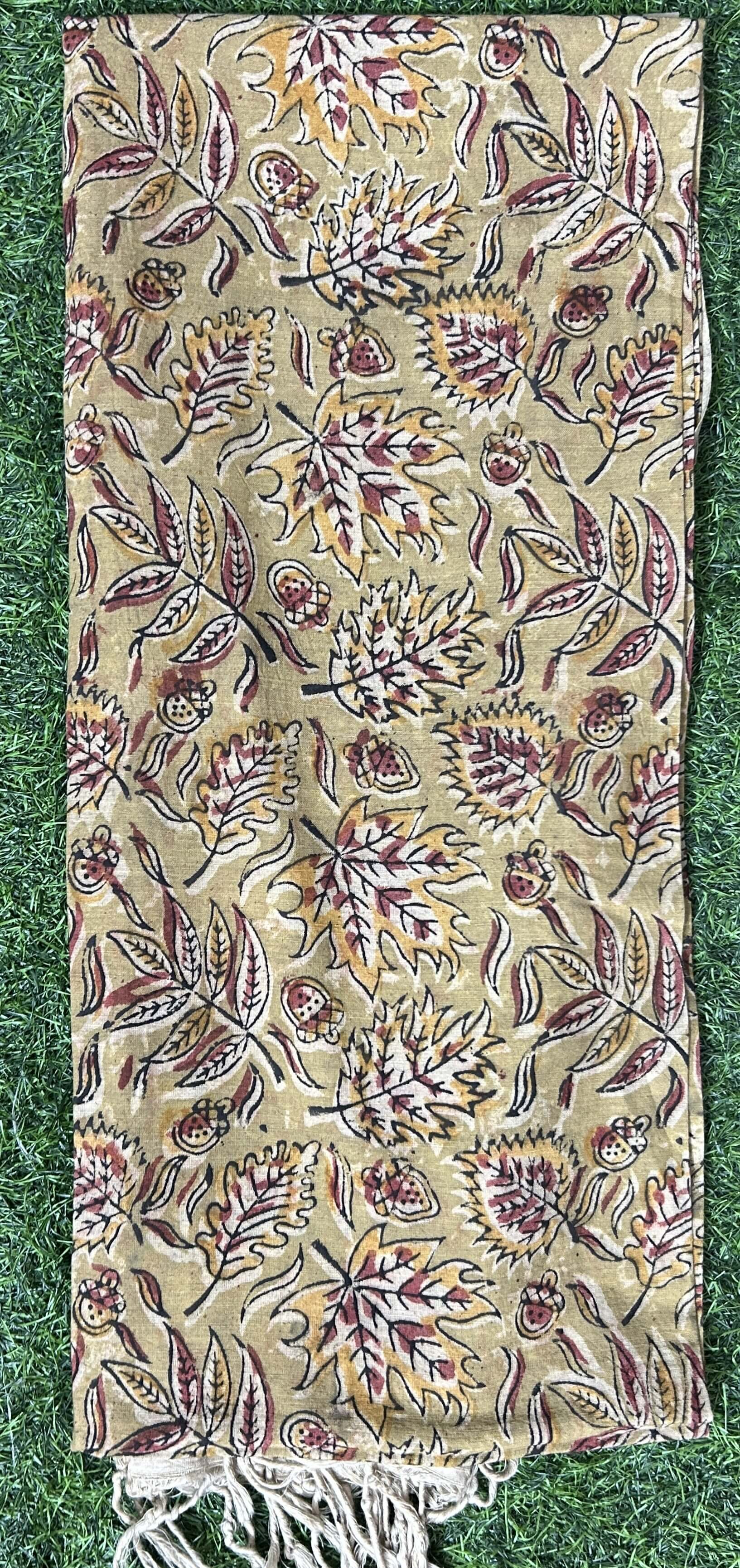 Kalamkari Cotton Dupatta- KHD-C-M014