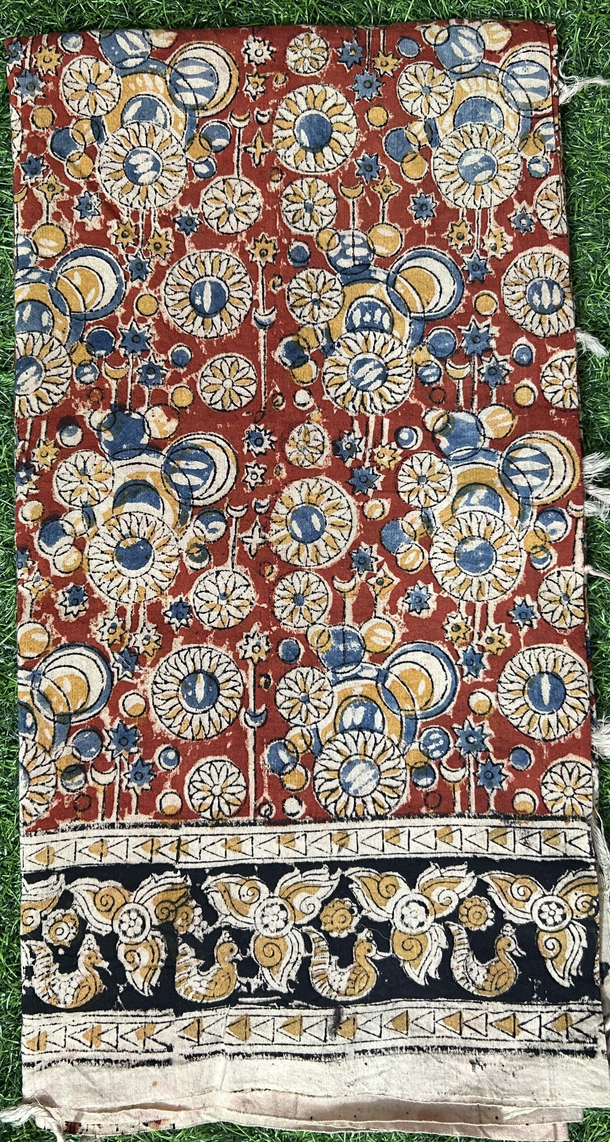 Kalamkari Cotton Dupatta- KHD-C-M016