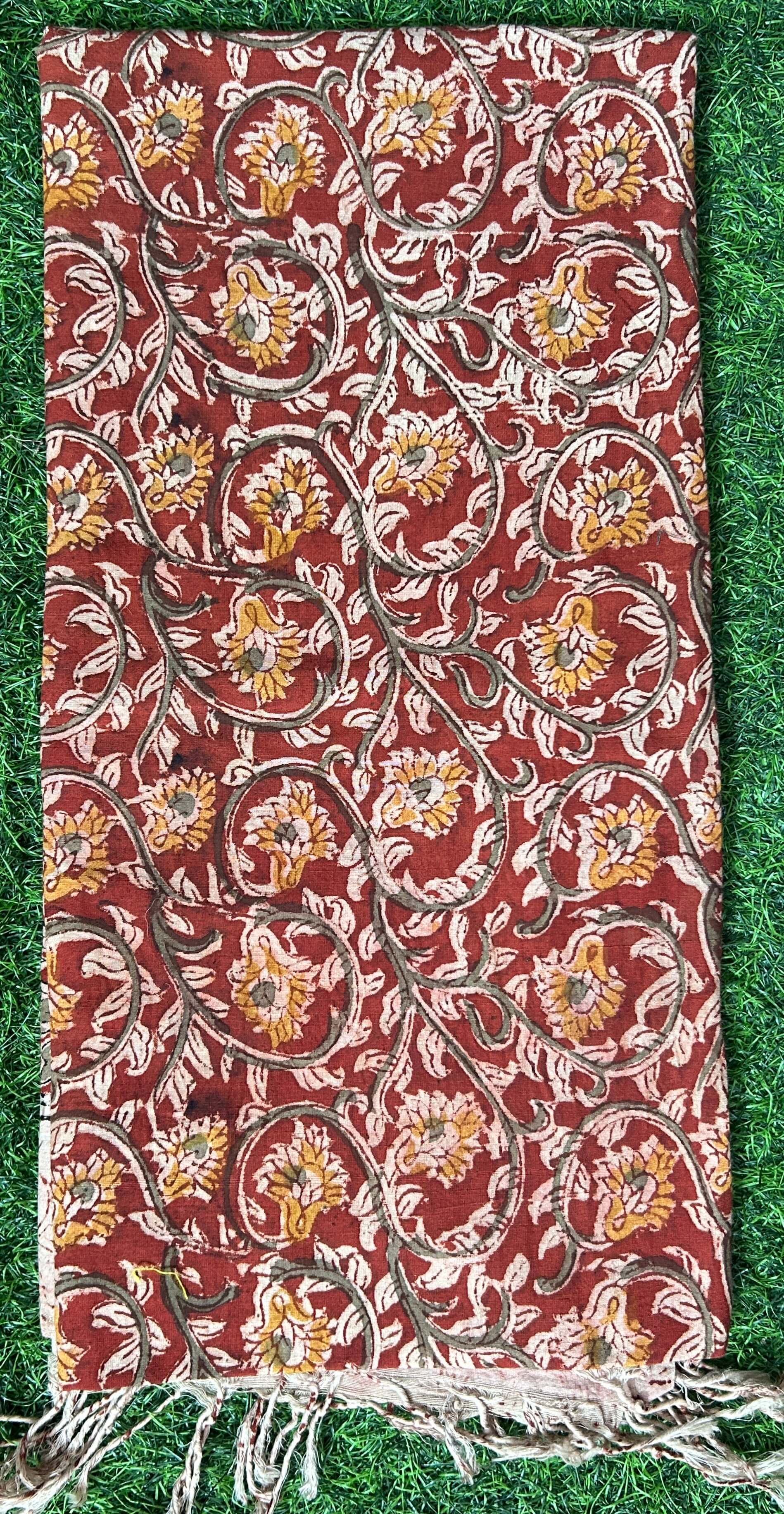 Kalamkari Cotton Dupatta- KHD-C-M017