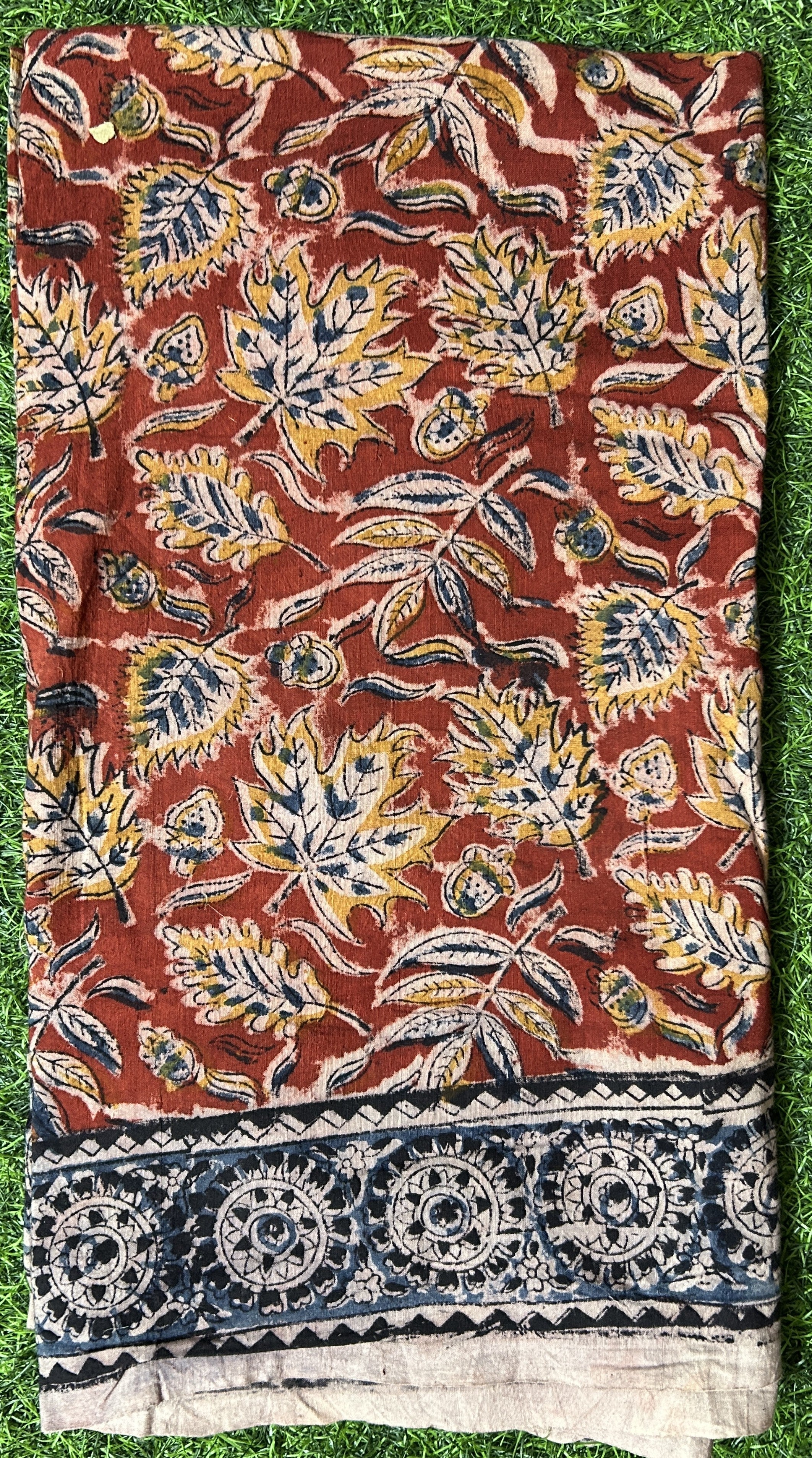 Kalamkari Cotton Dupatta- KHD-C-M007