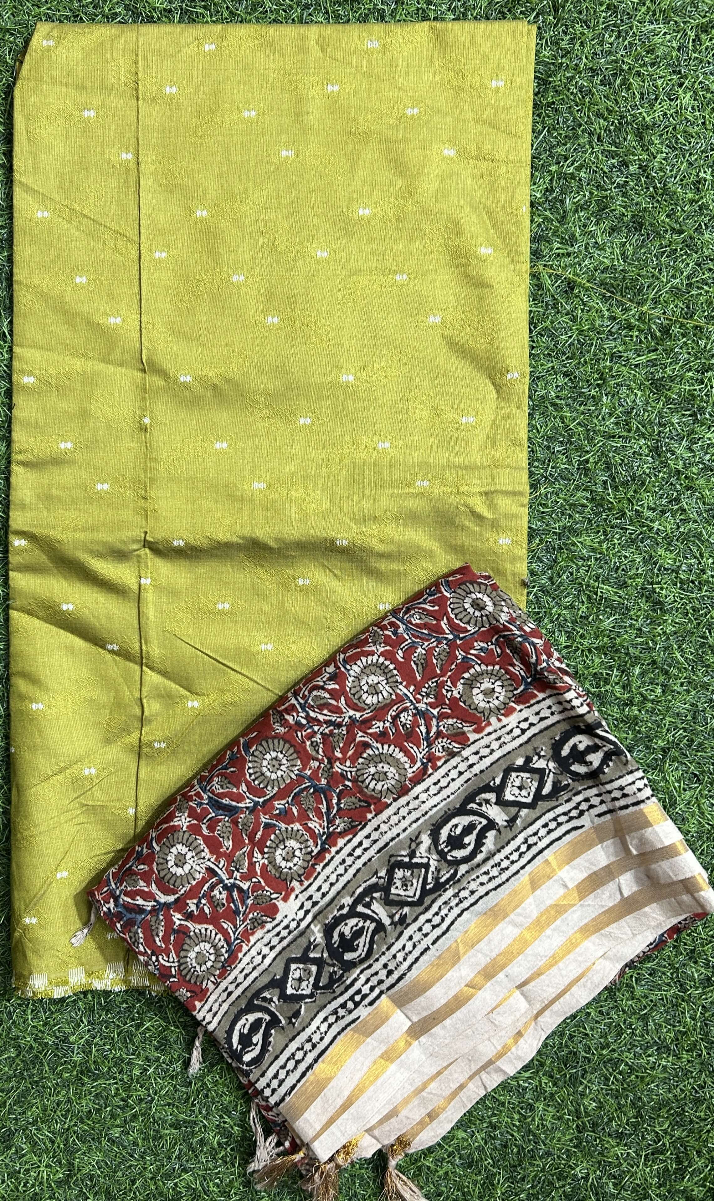 Kalamkari 2-Piece Dress Set – Top & Dupatta- KDBT-M015