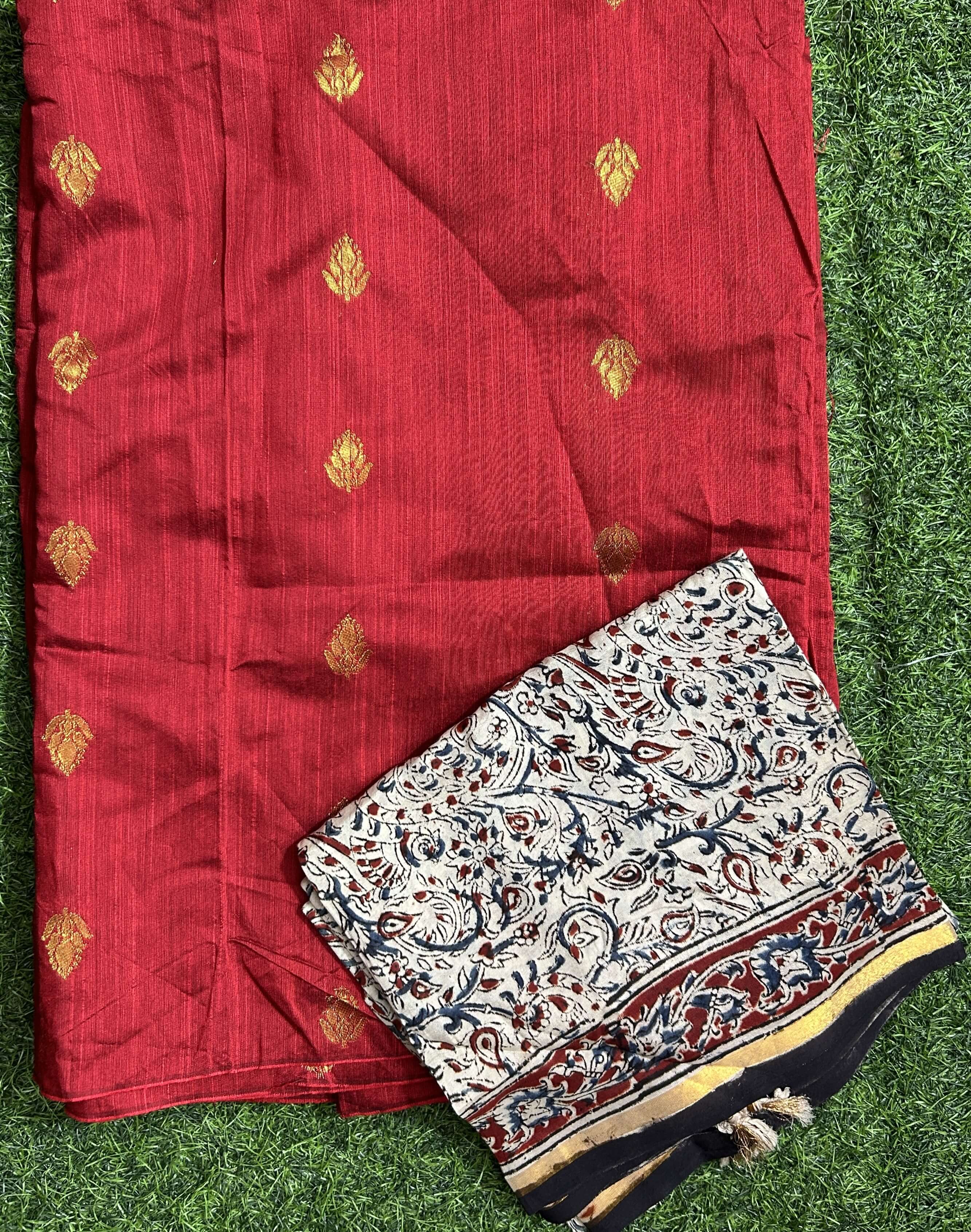 Kalamkari 2-Piece Dress Set – Top & Dupatta- KDBT-M020