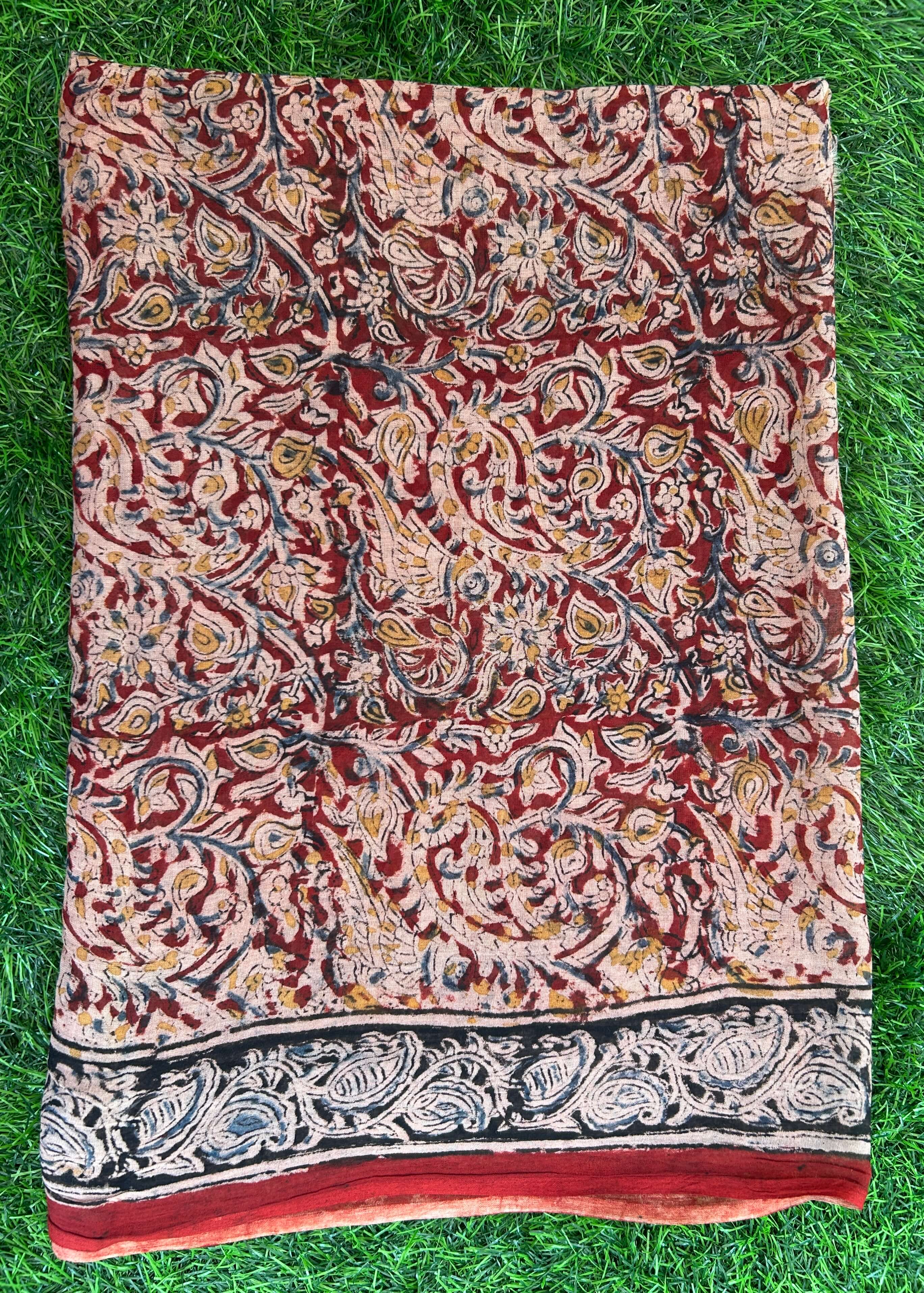 Kalamkari Dupatta- KHBD-CT-M072