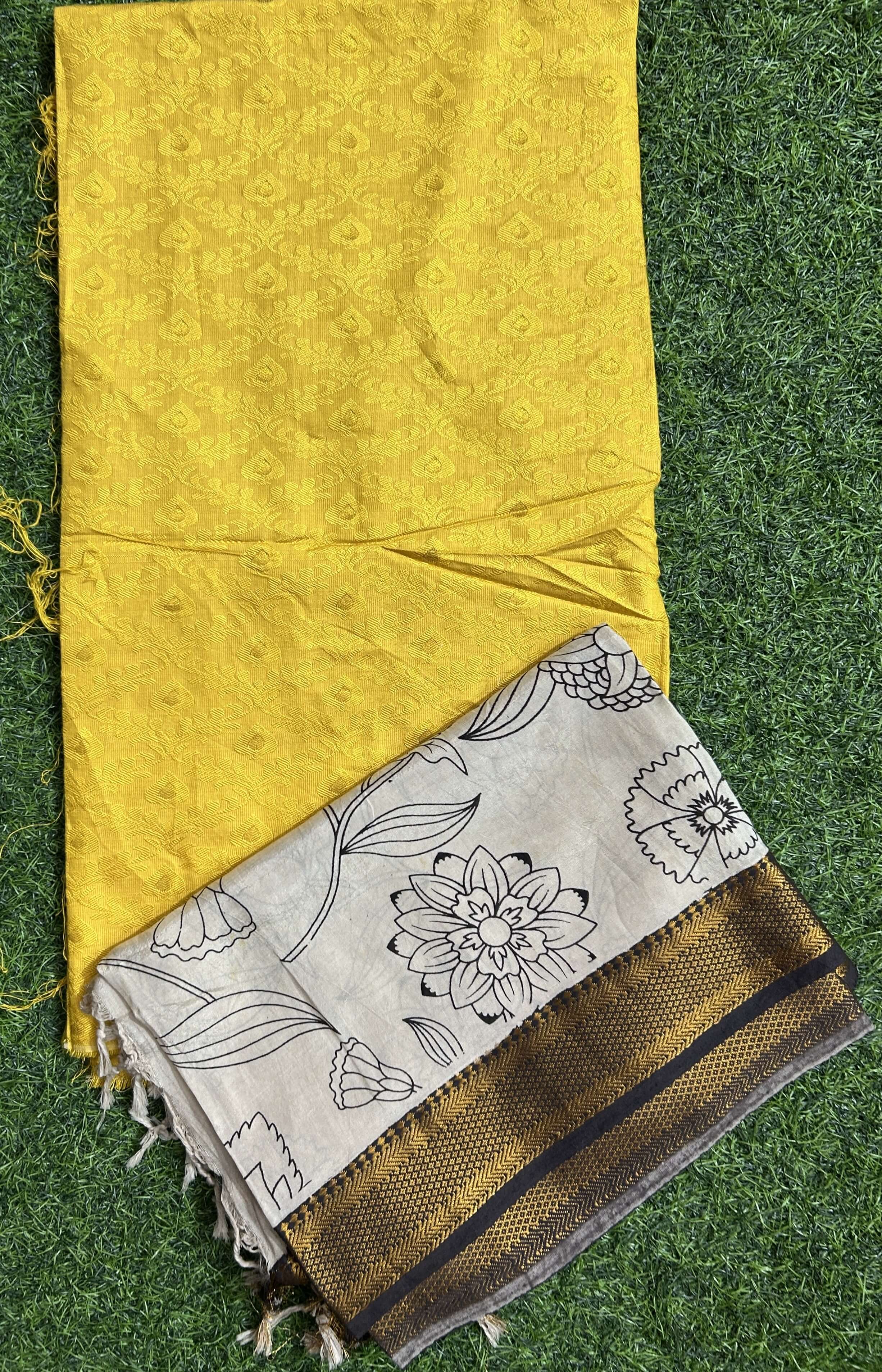 Kalamkari 2-Piece Dress Set – Top & Dupatta- KNSDBT-M002