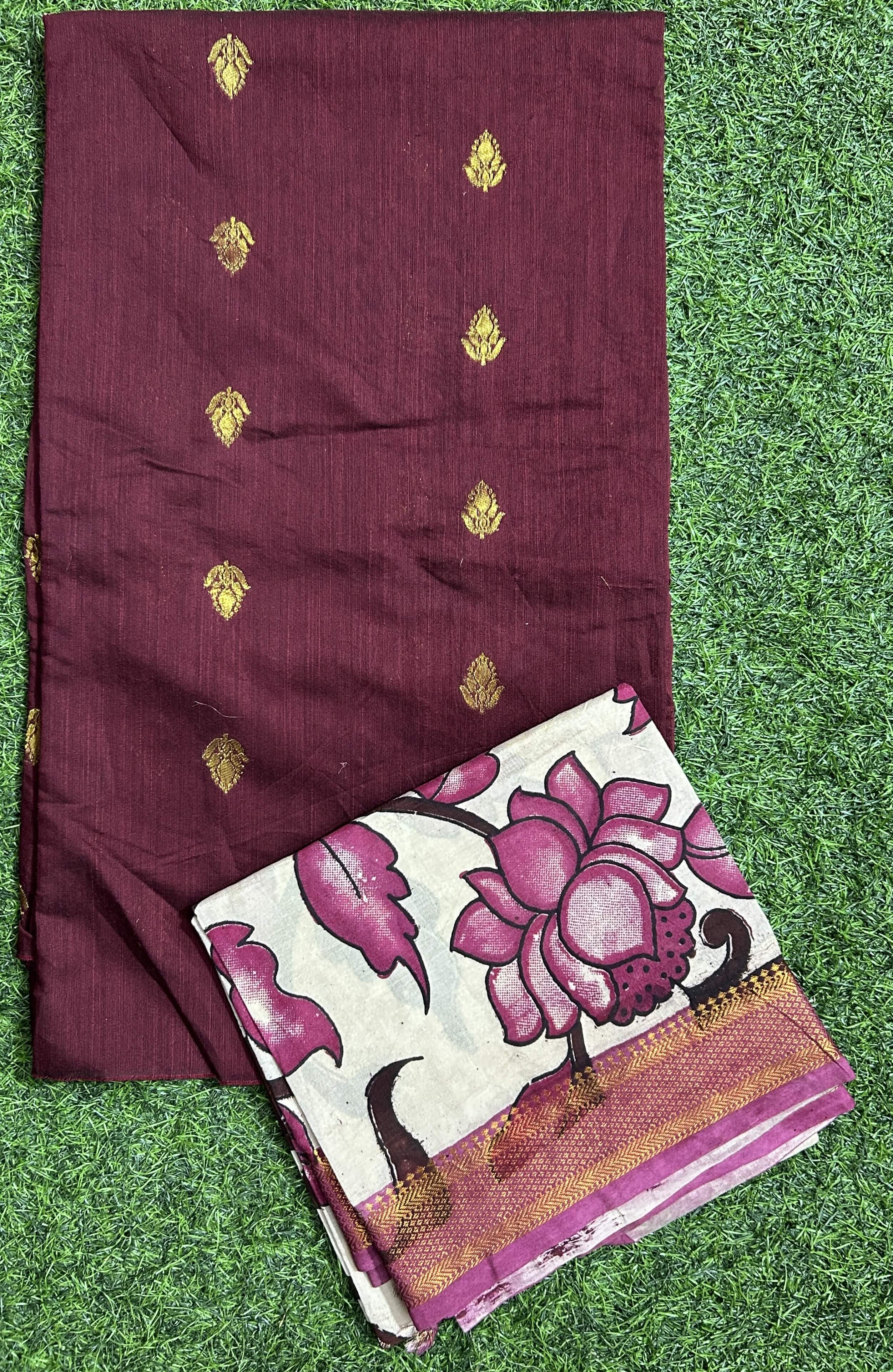 Kalamkari 2-Piece Dress Set – Top & Dupatta- KNSDBT-M007