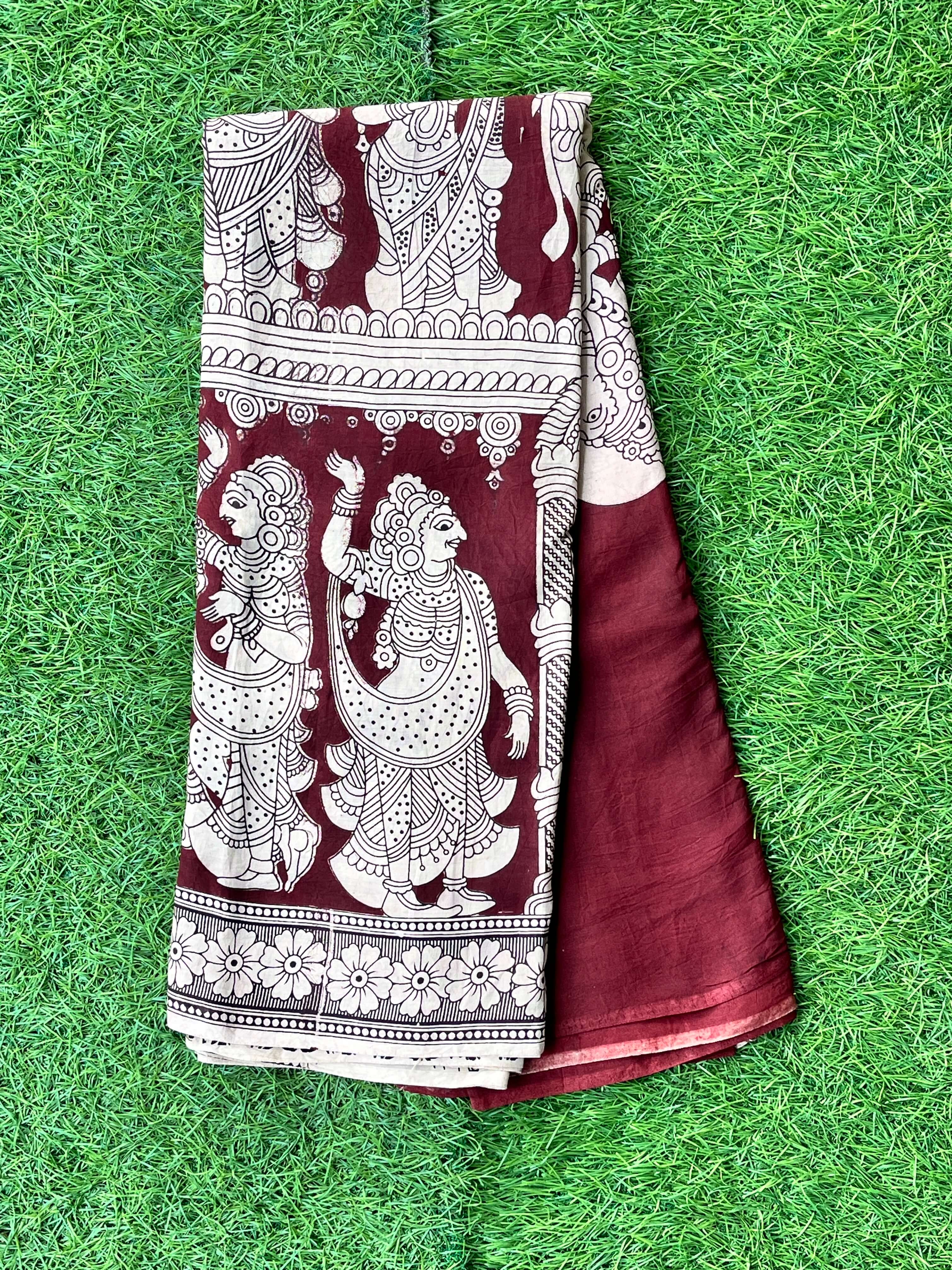 Kalamkari Kota Cotton Saree – KKCS-M100
