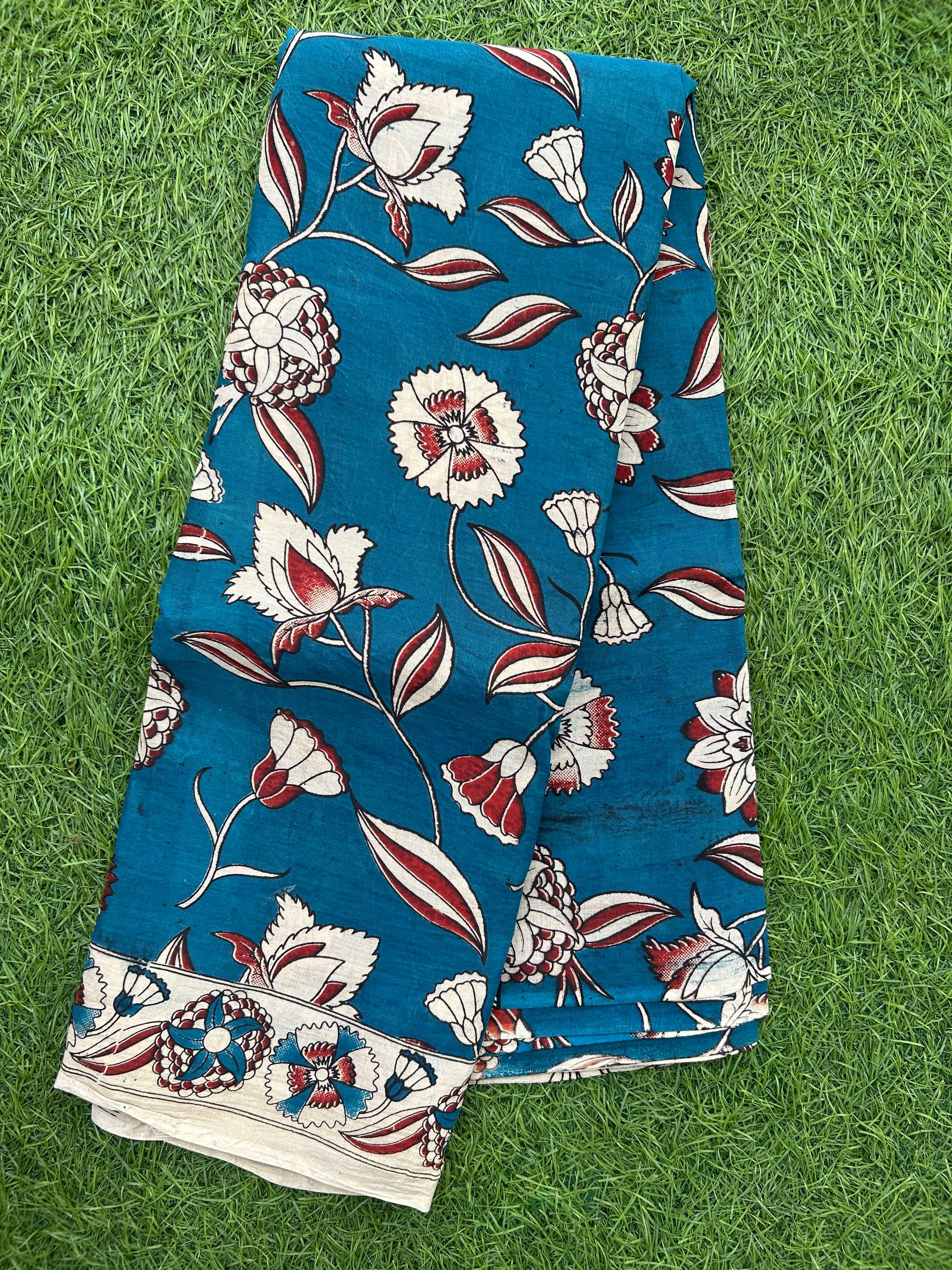 Kalamkari Chennuri Silk Saree – KSS-M064