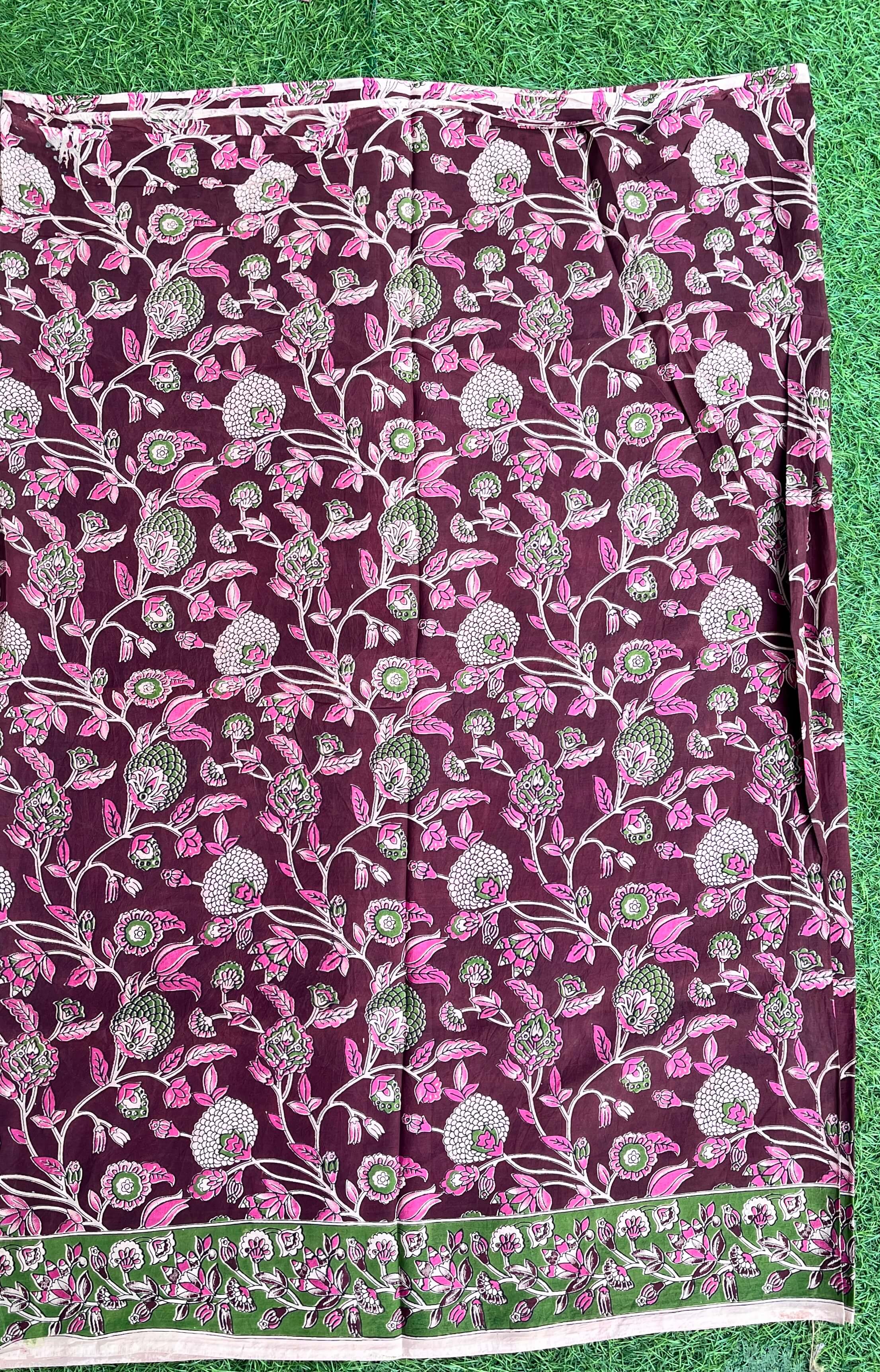 Kalamkari Chennuri Silk Saree – KSS-M027