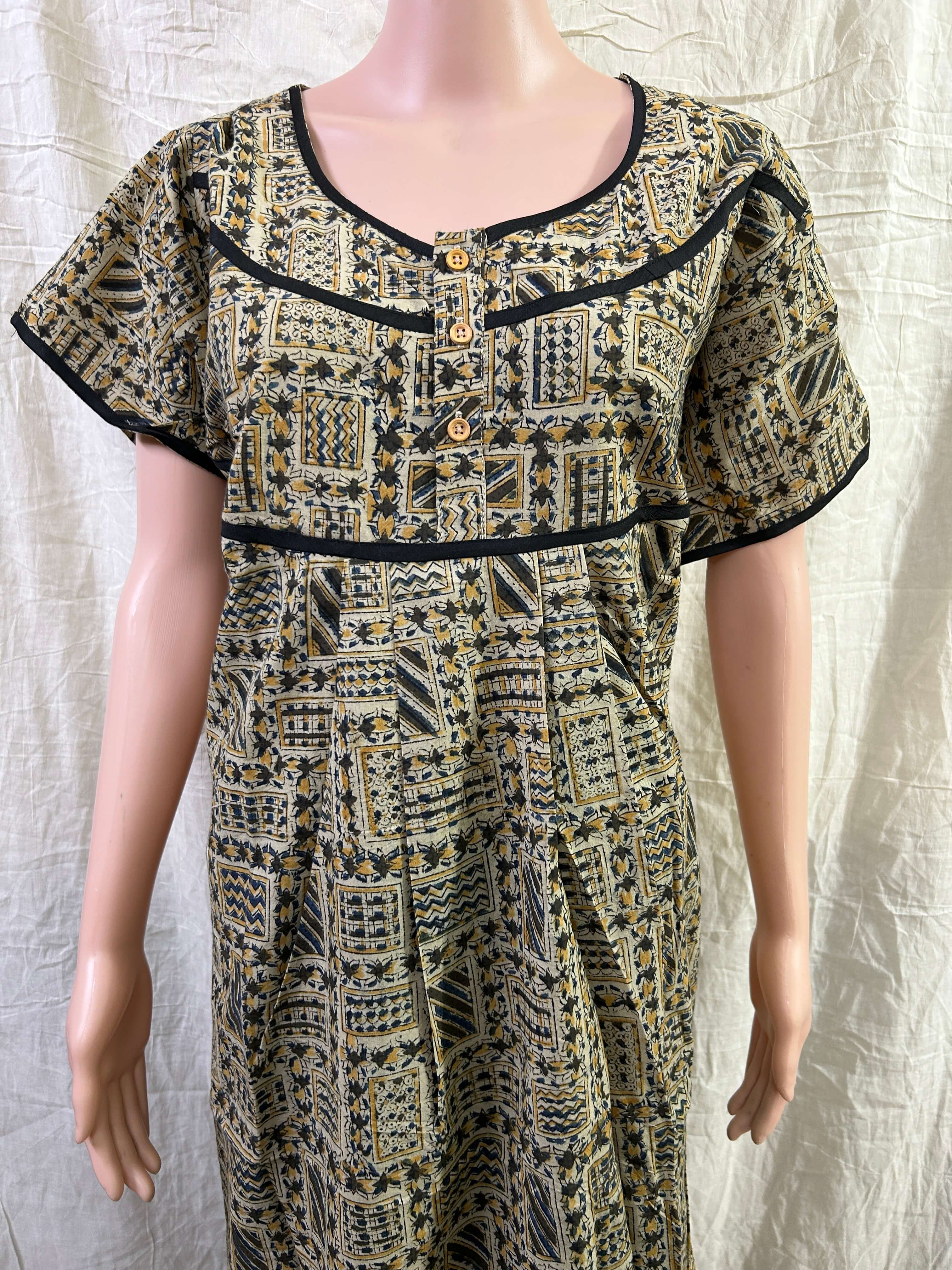 Kalamkari Nighty- KNGTY-022