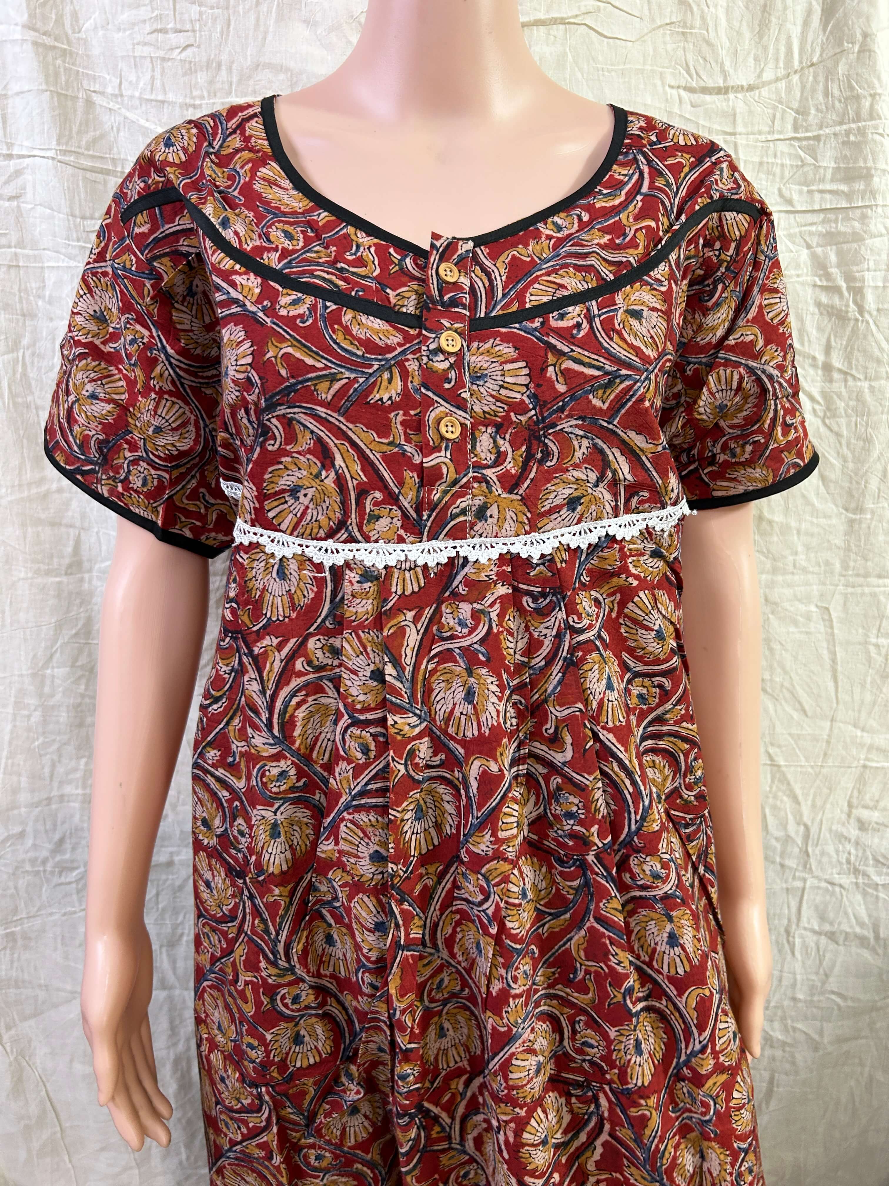 Kalamkari Nighty- KNGTY-024