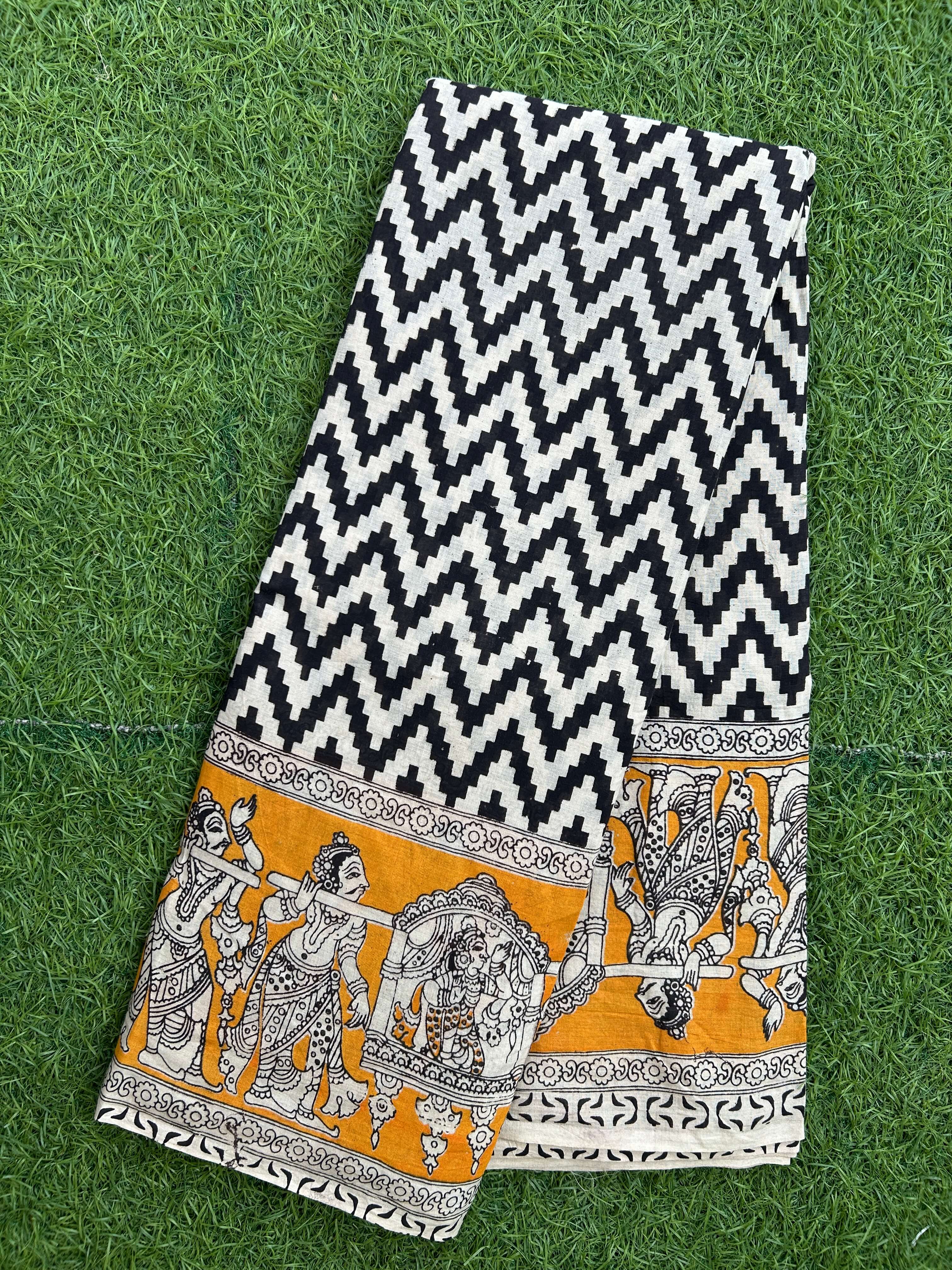 Kalamkari Cotton Saree – KCS-M723