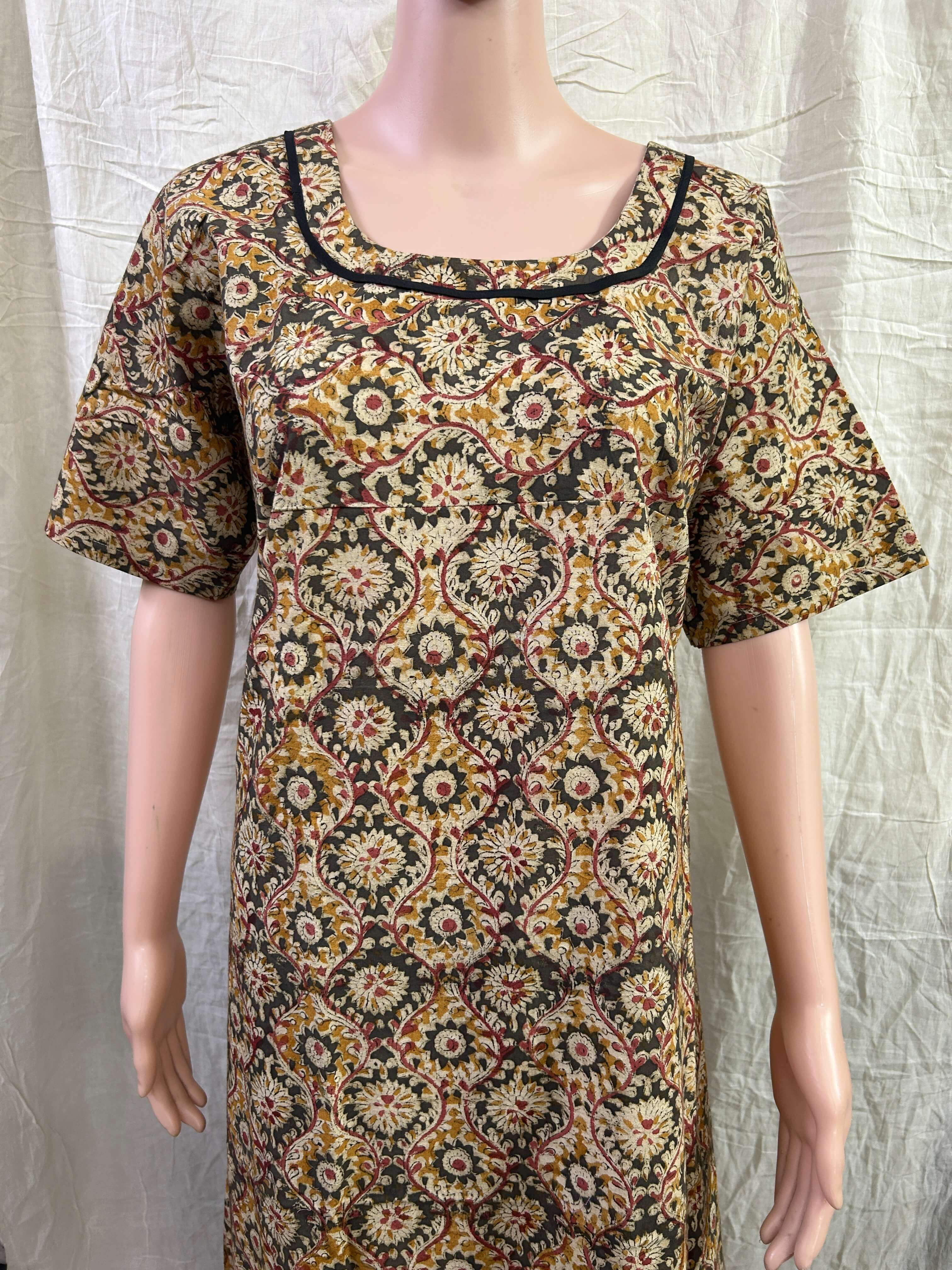 Kalamkari Nighty- KNGTY-032