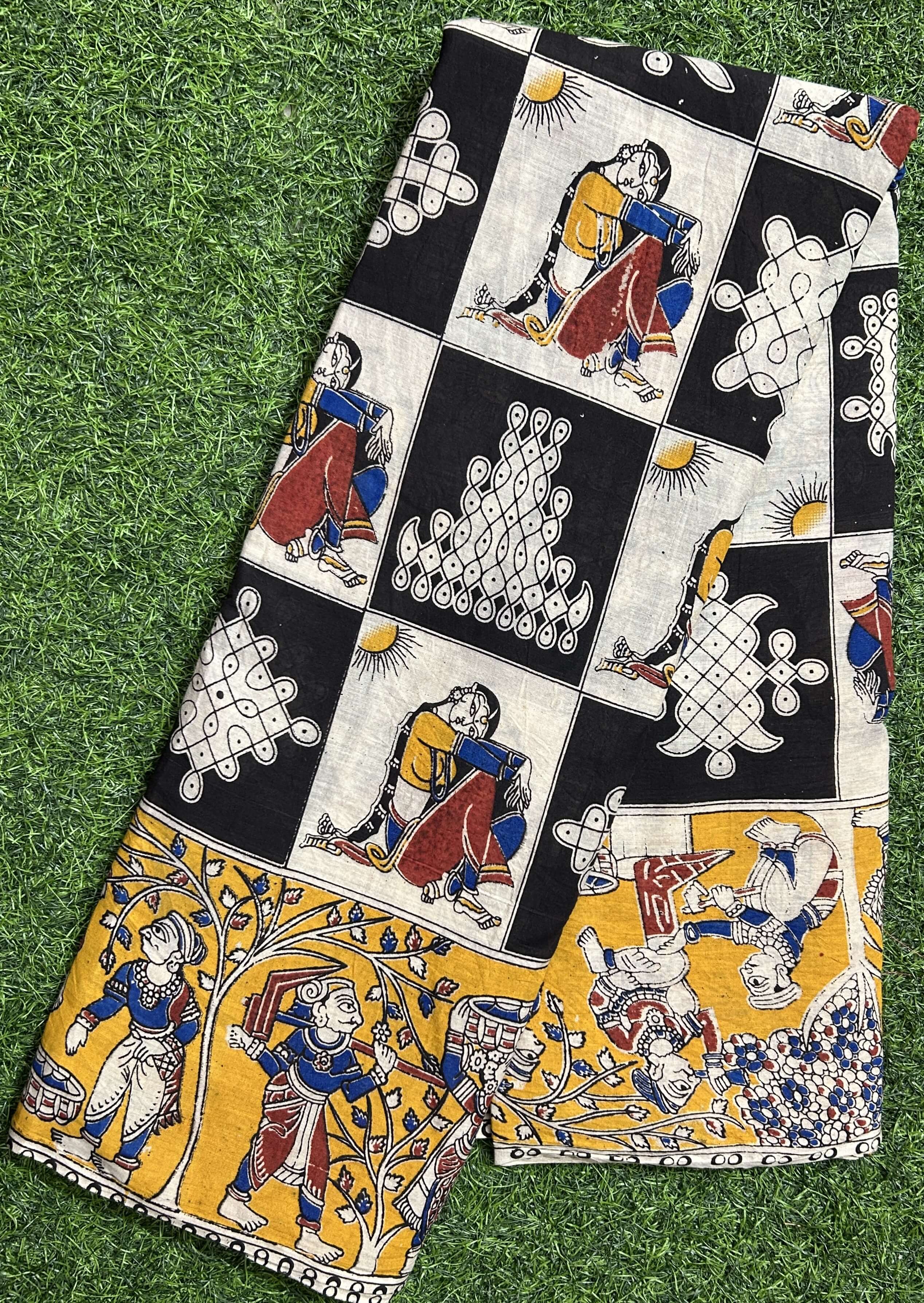 Kalamkari Cotton Saree – KCS-M611