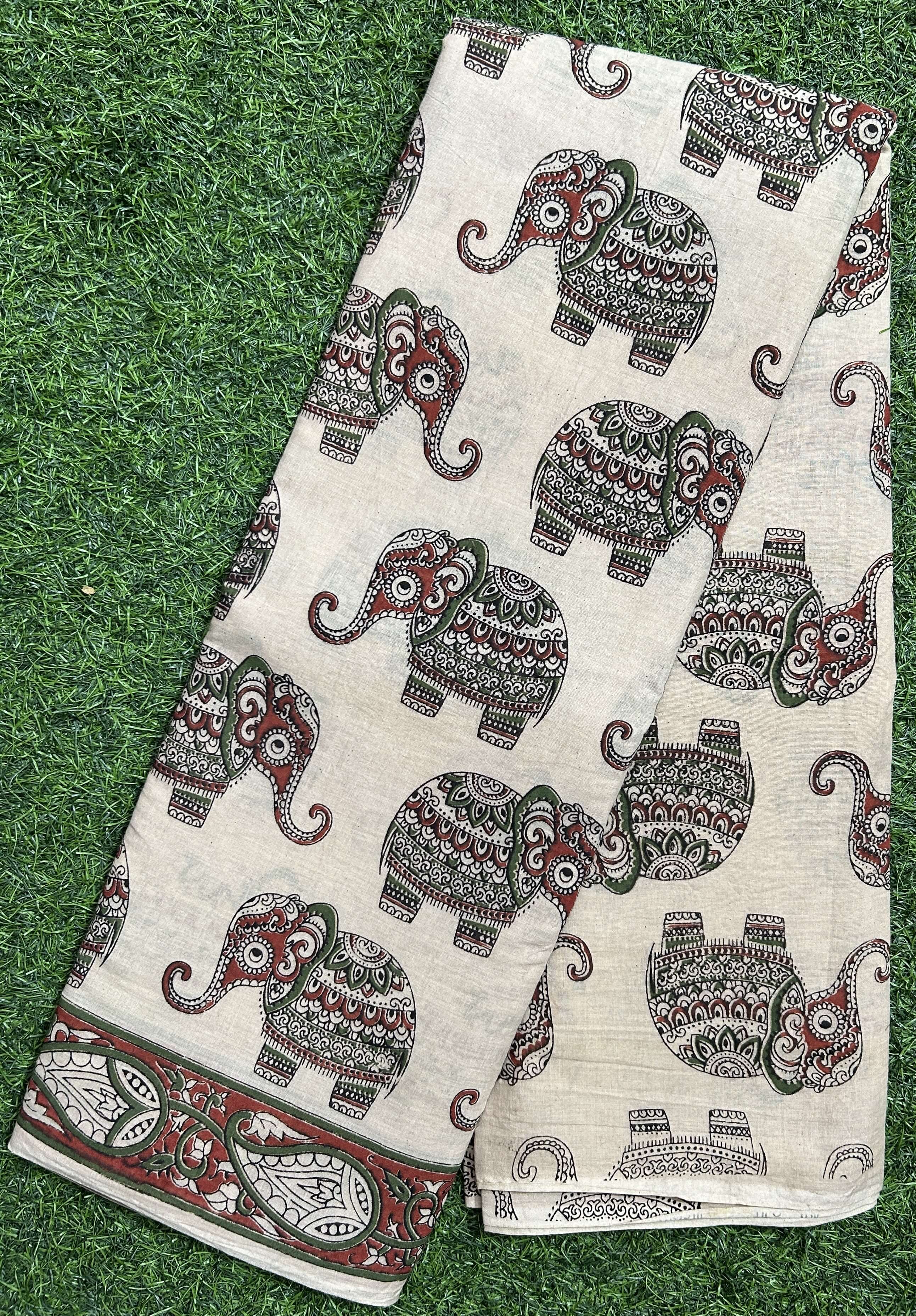 Kalamkari Cotton Saree – KCS-M614