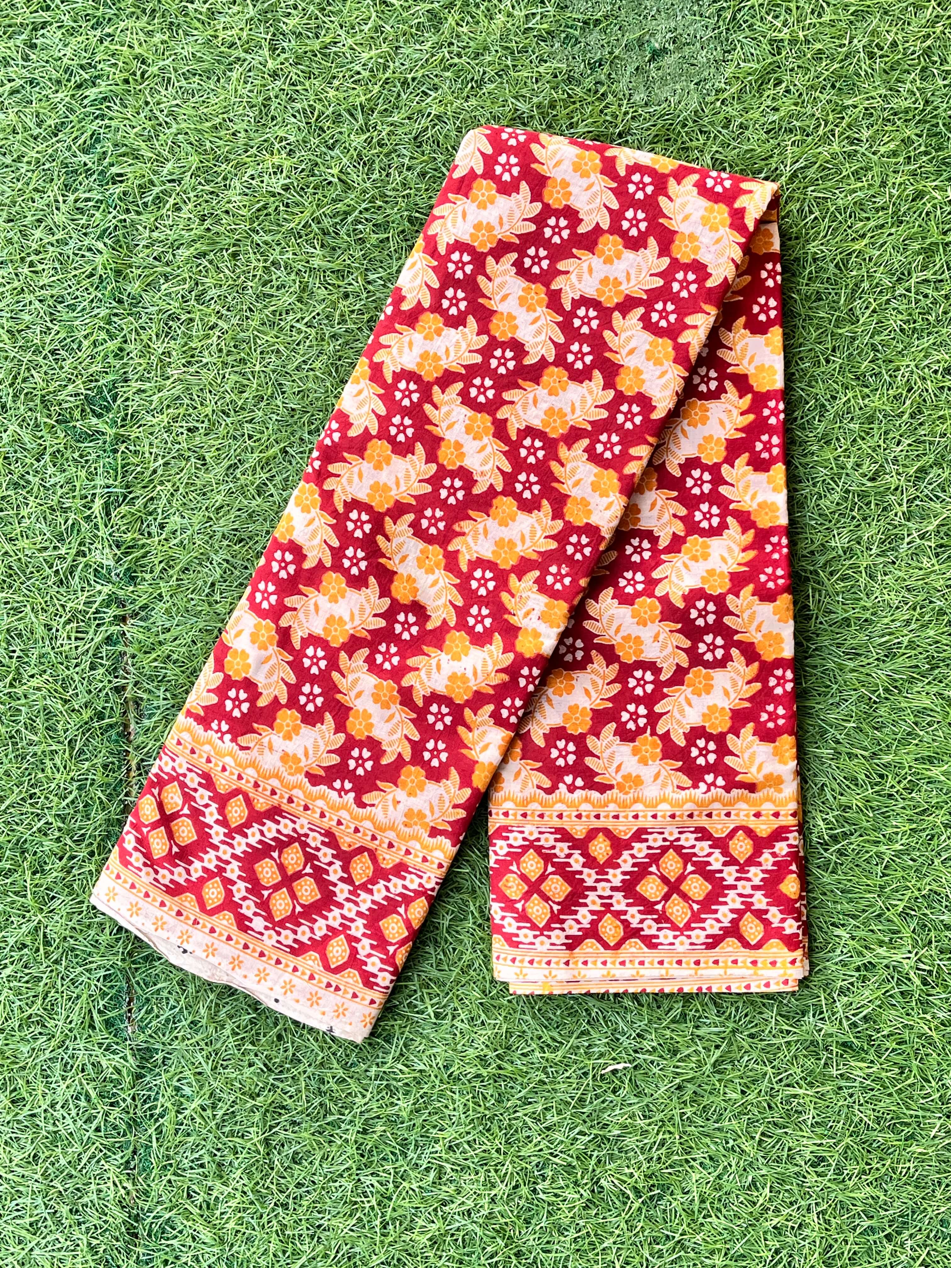 Kalamkari Cotton Saree – KCS-M347