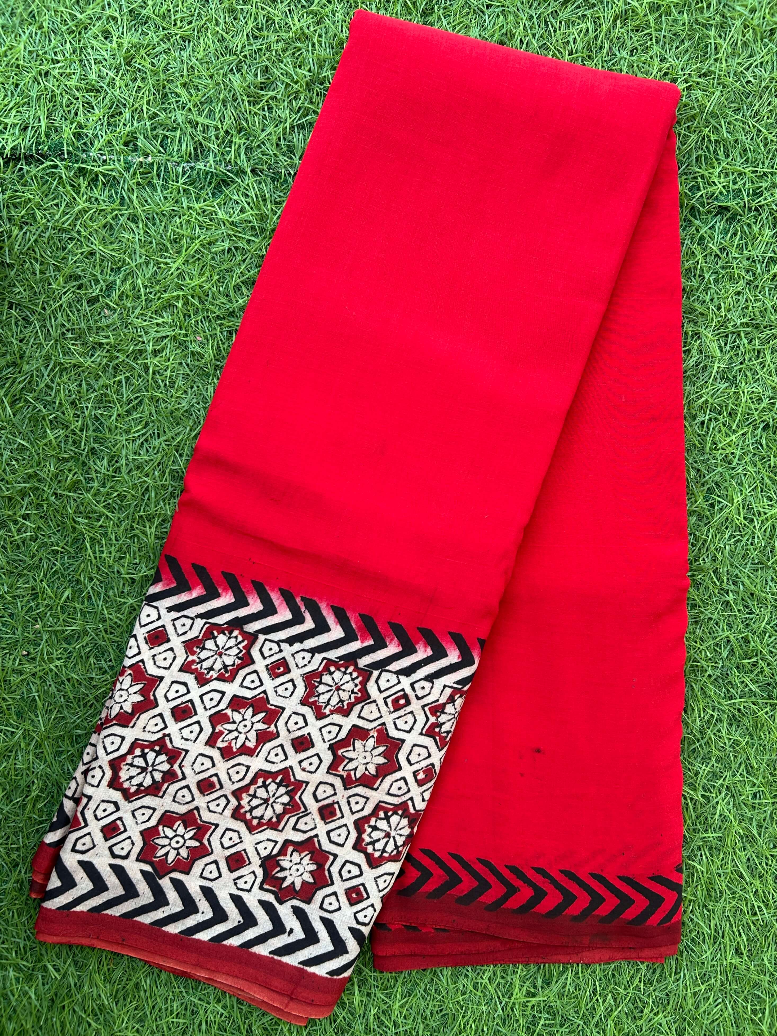 Kalamkari Chennuri Silk Kaddi Border Saree KSS-HPGB-M002