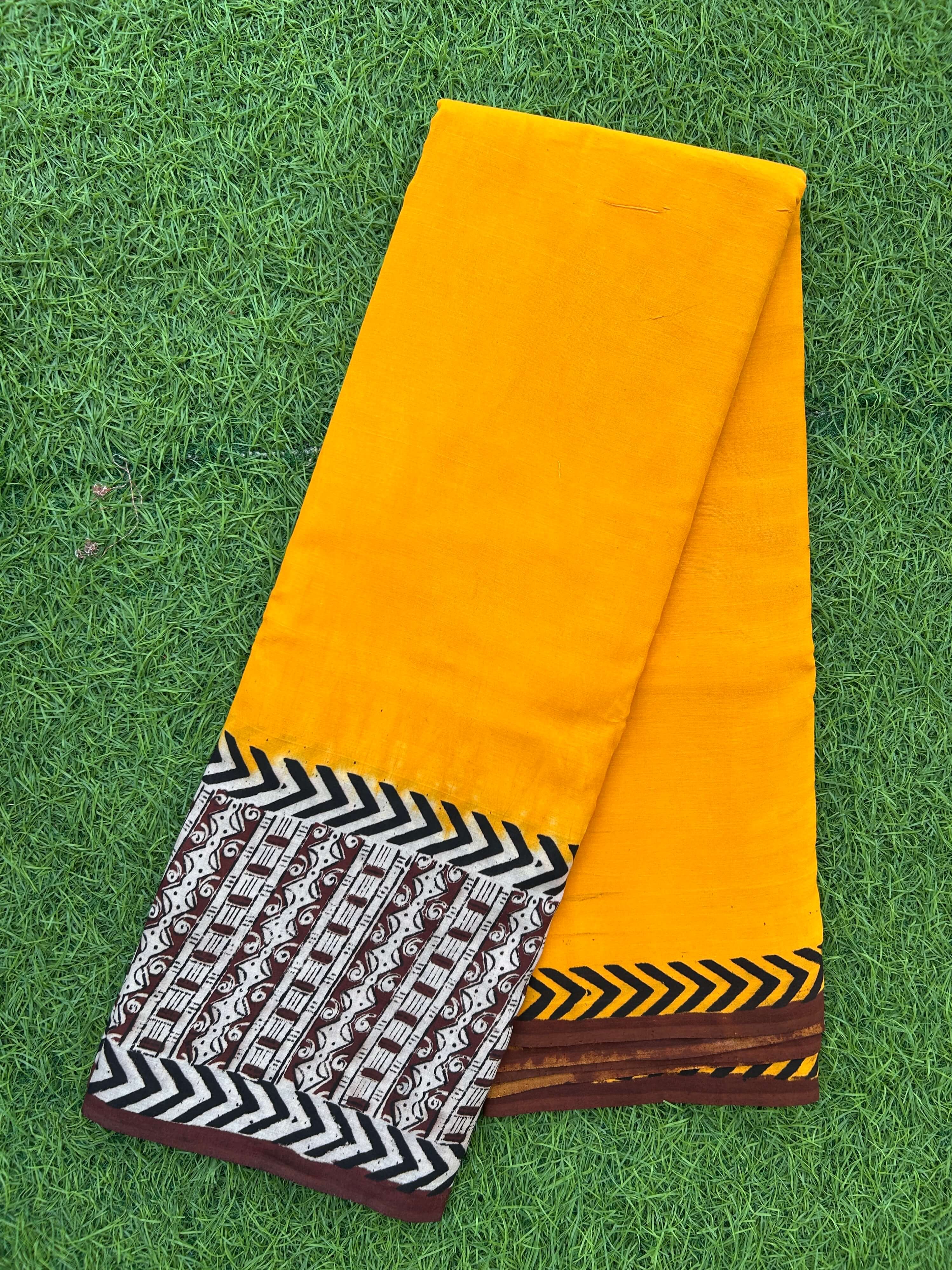 Kalamkari Chennuri Silk Kaddi Border Saree KSS-HPGB-M005