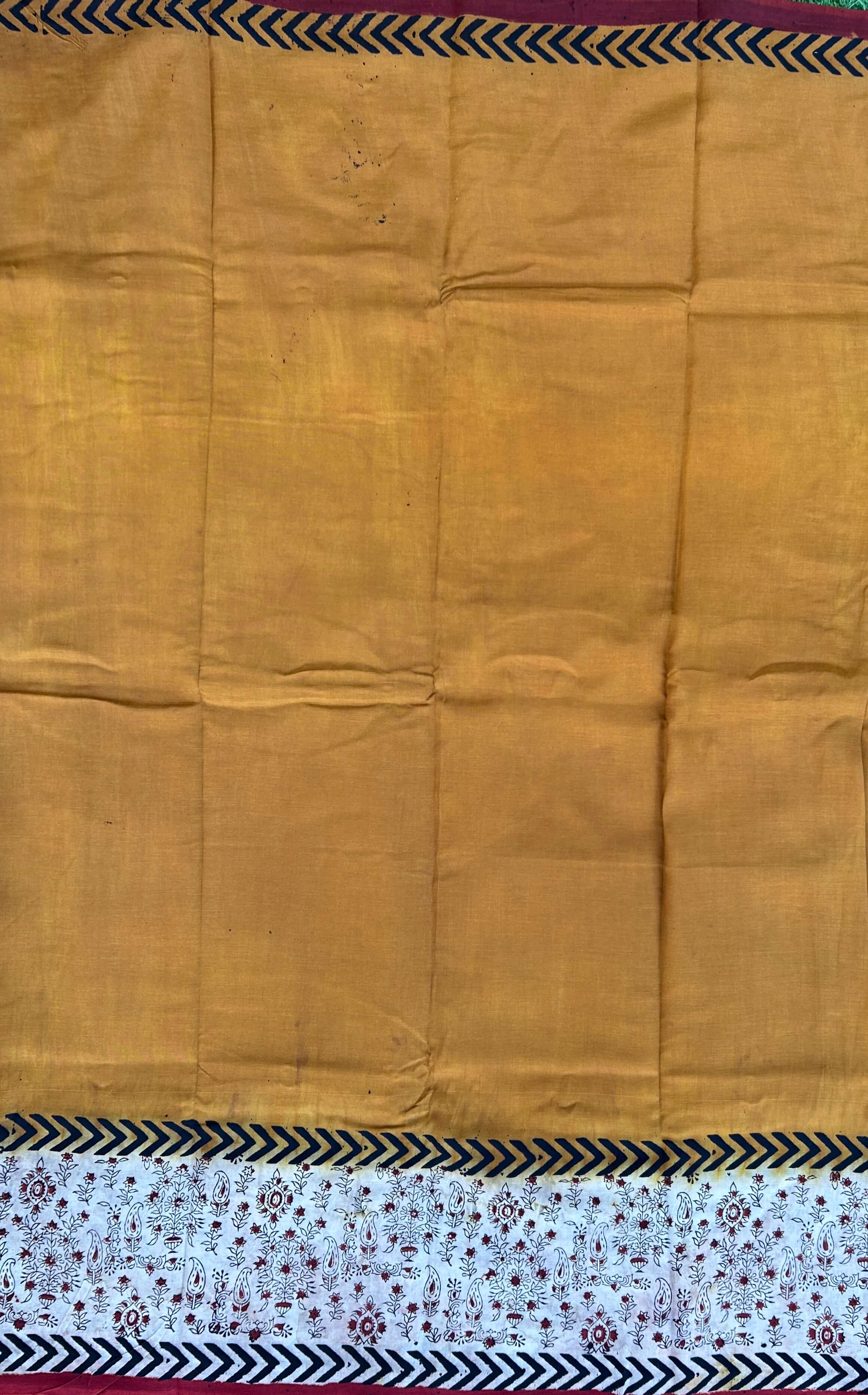 Kalamkari Chennuri Silk Kaddi Border Saree KSS-HPGB-M013