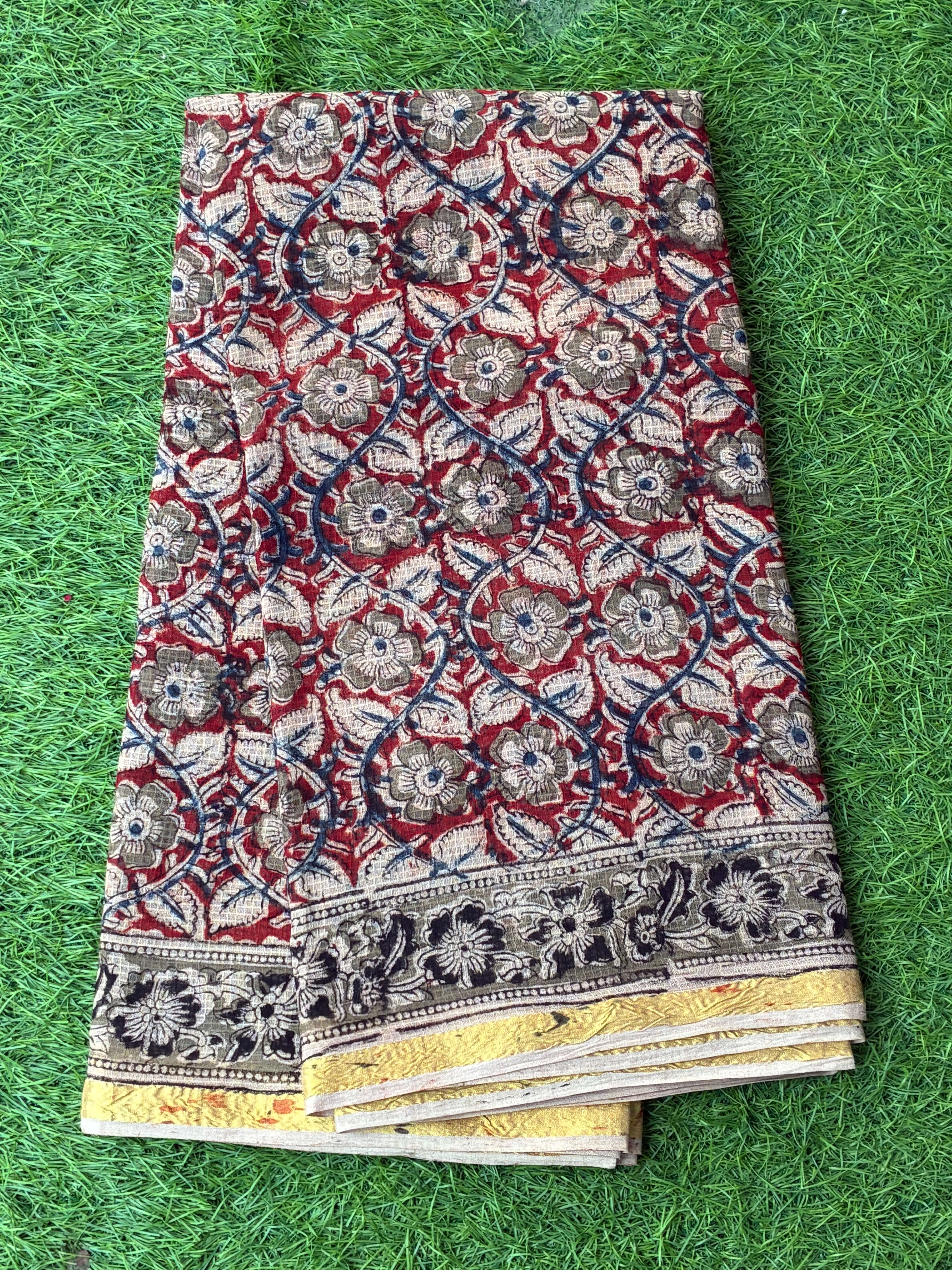 Kalamkari Kota Cotton Saree – KKCS-M104