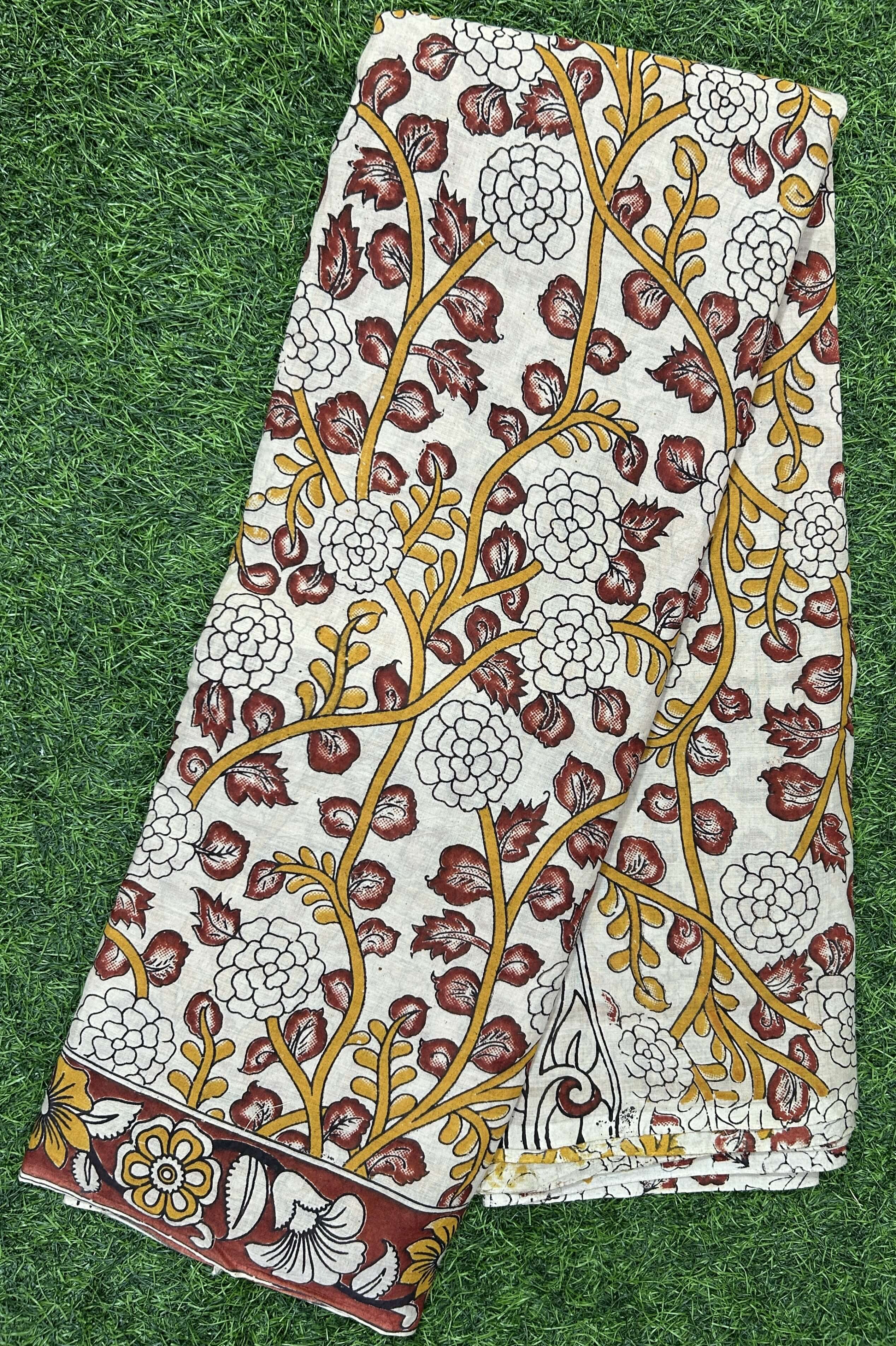 Kalamkari Cotton Saree – KCS-M599