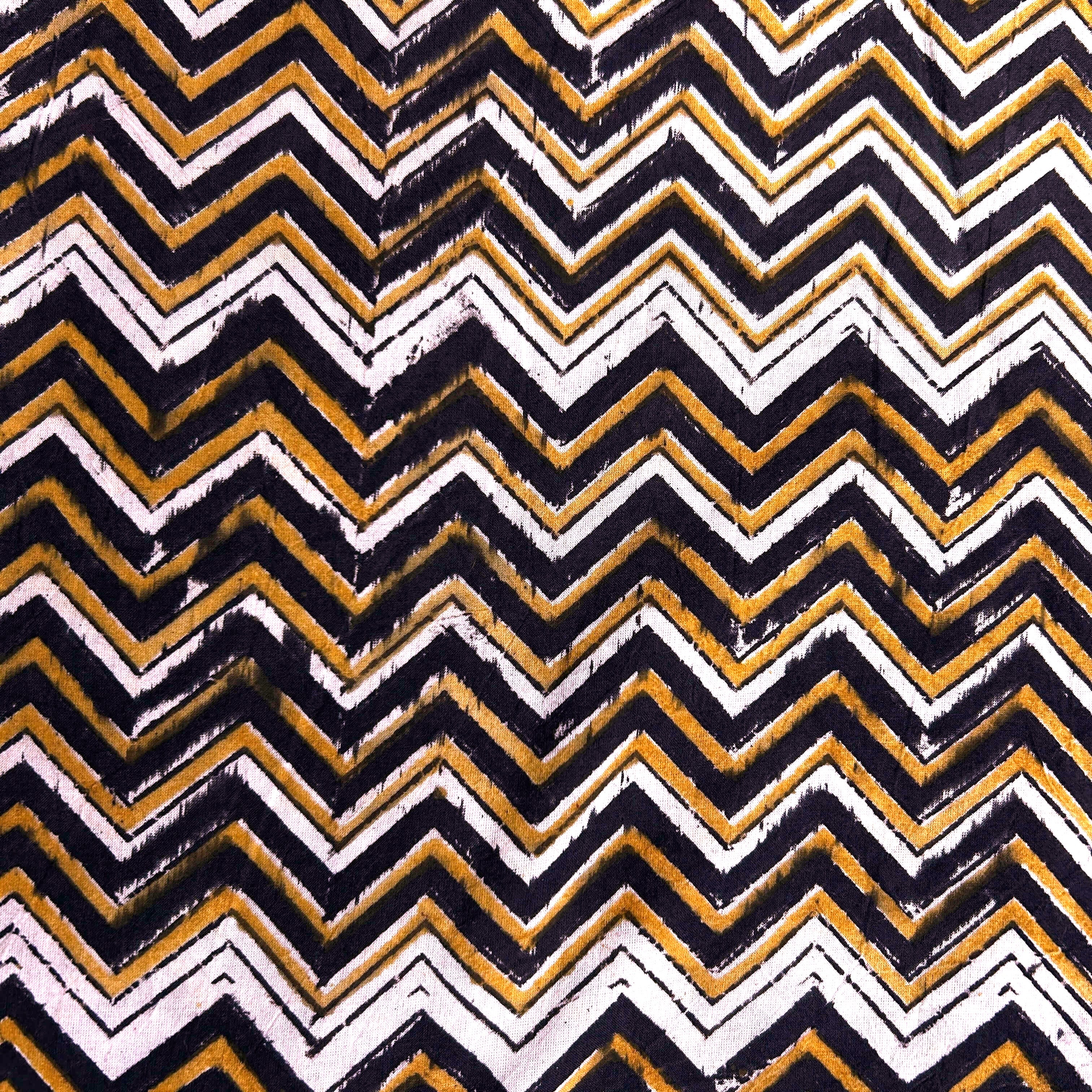 Kalamkari Block Printed Cotton Fabric - HBP-B068