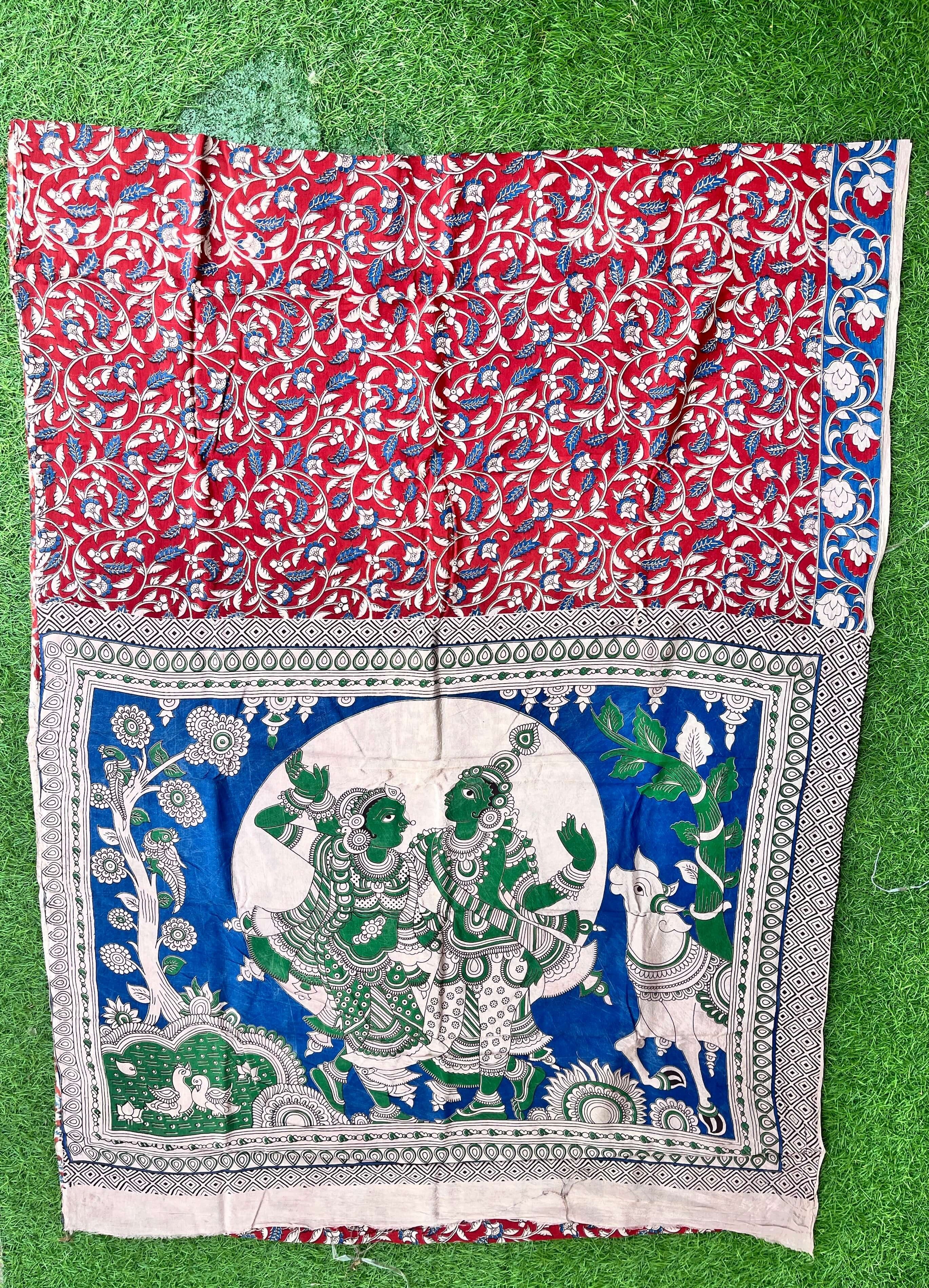 Kalamkari Chennuri Silk Saree – KSS-M040