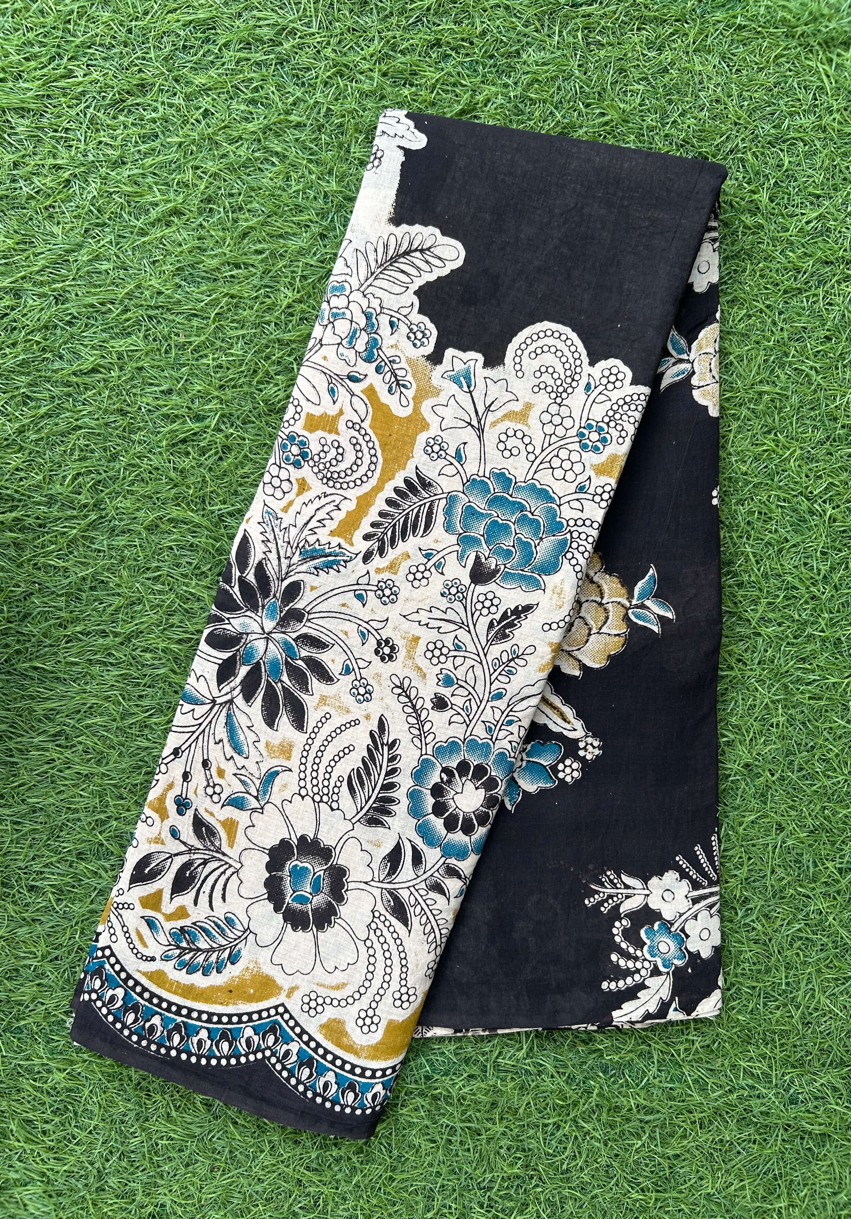 Kalamkari Cotton Saree – KCS-M736