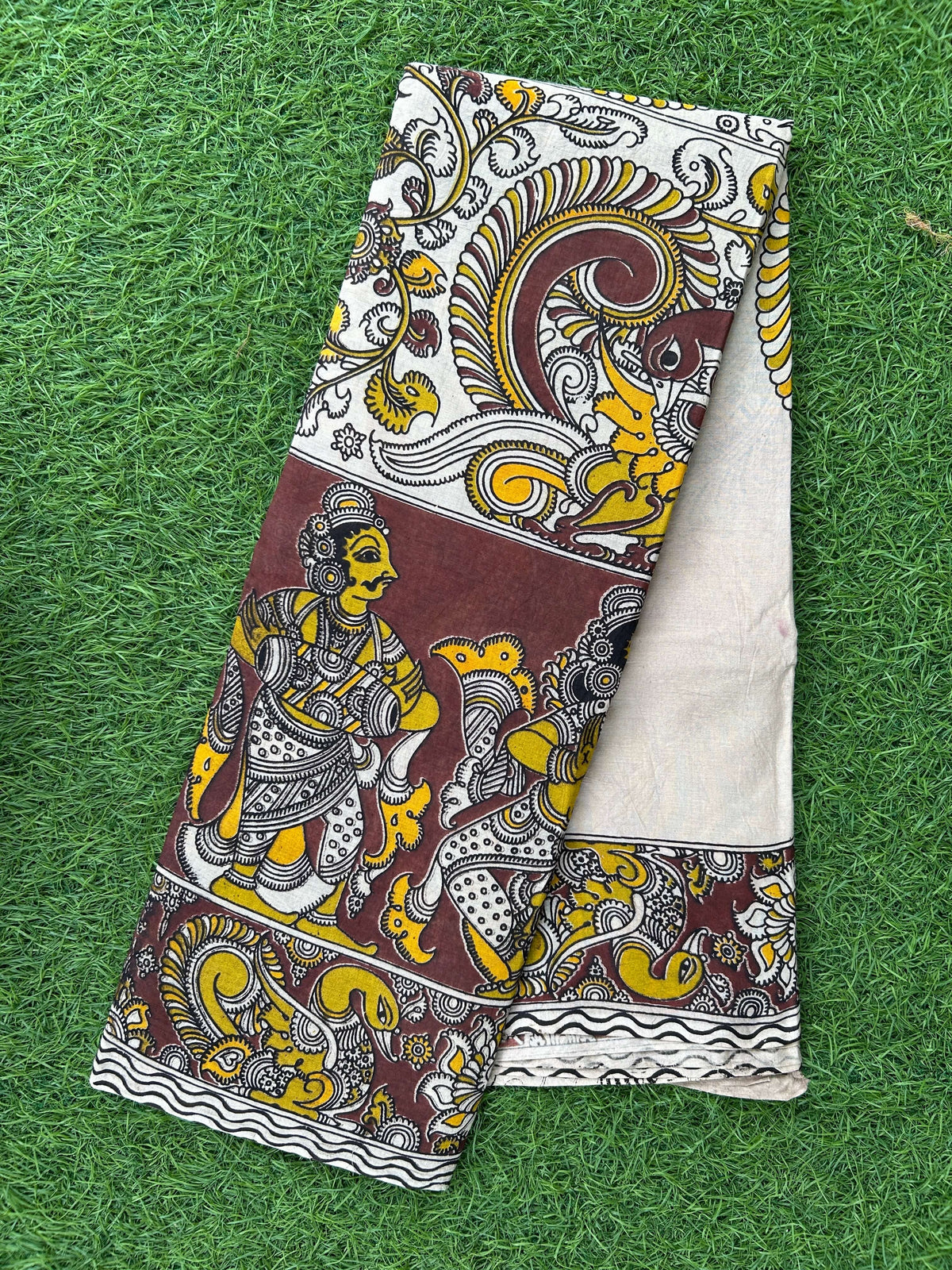 Kalamkari Cotton Saree – KCS-M737
