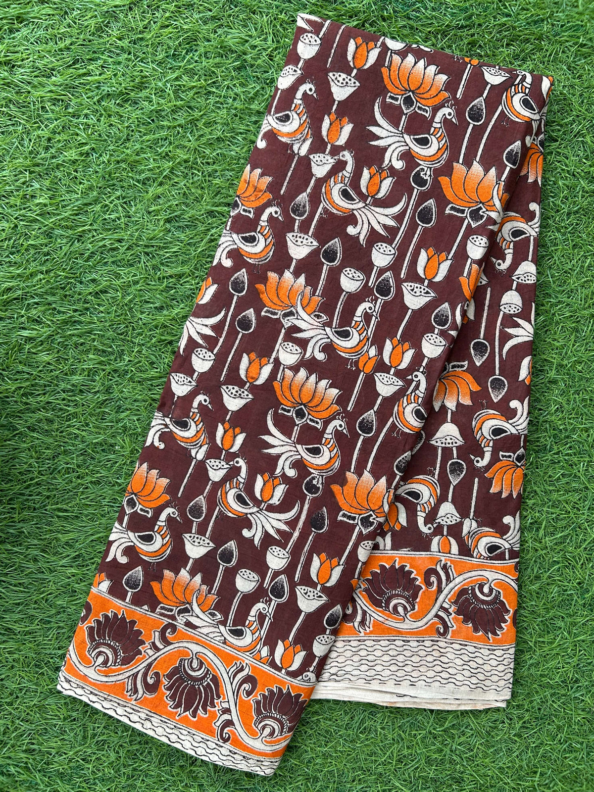 Kalamkari Cotton Saree – KCS-M739