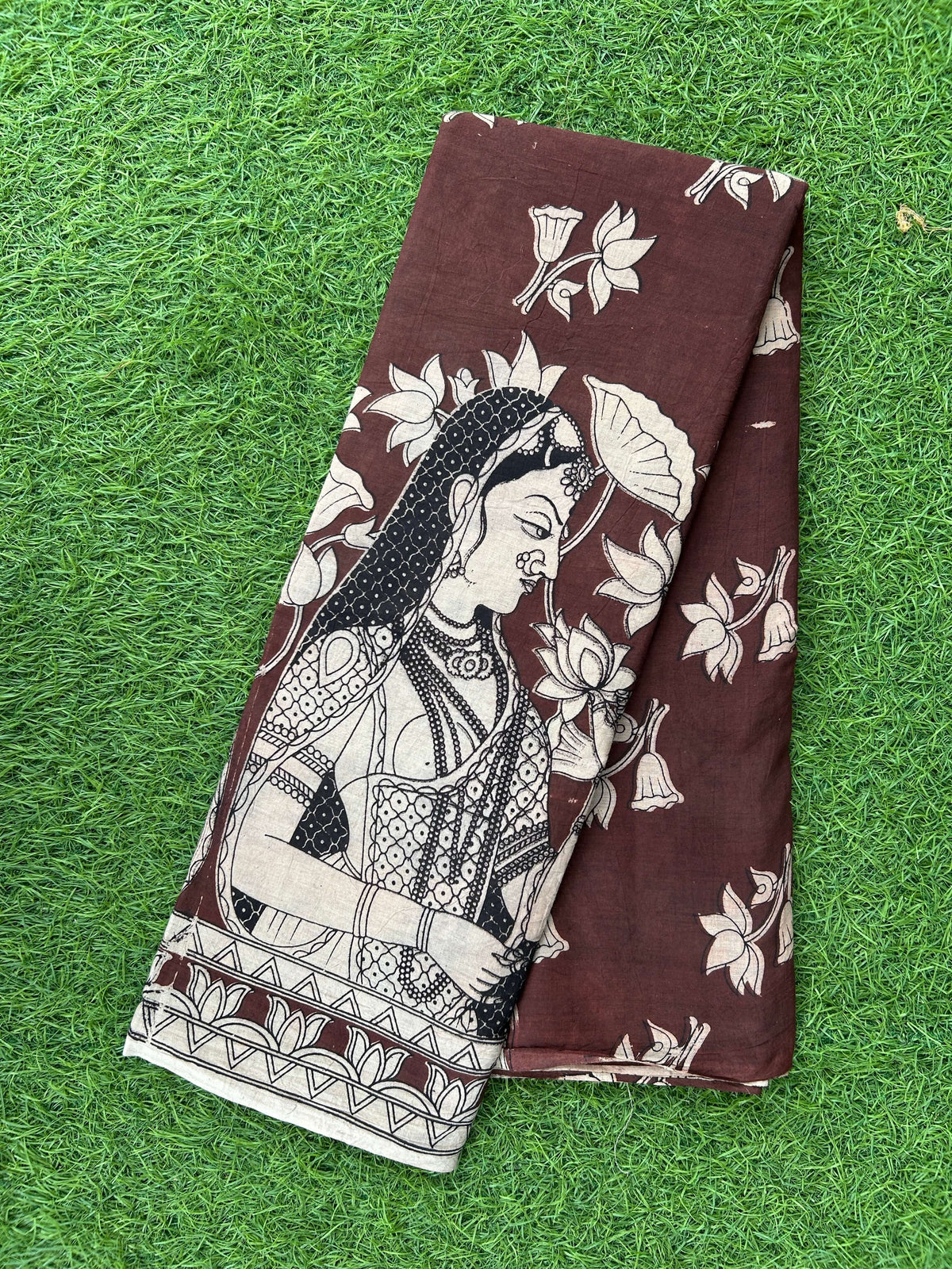 Kalamkari Cotton Saree – KCS-M742