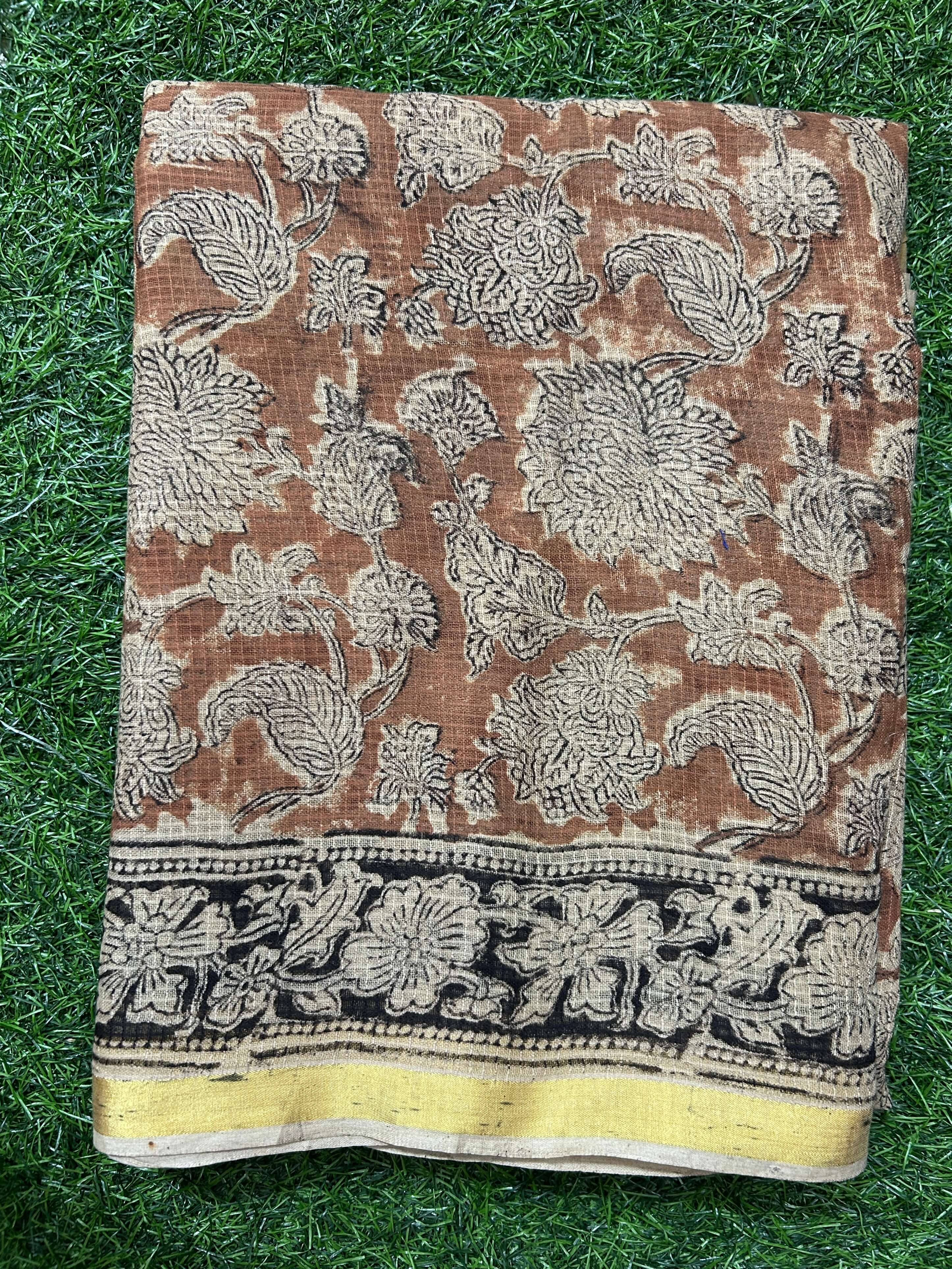 Kalamkari Kota Cotton Saree – KKCS-M100