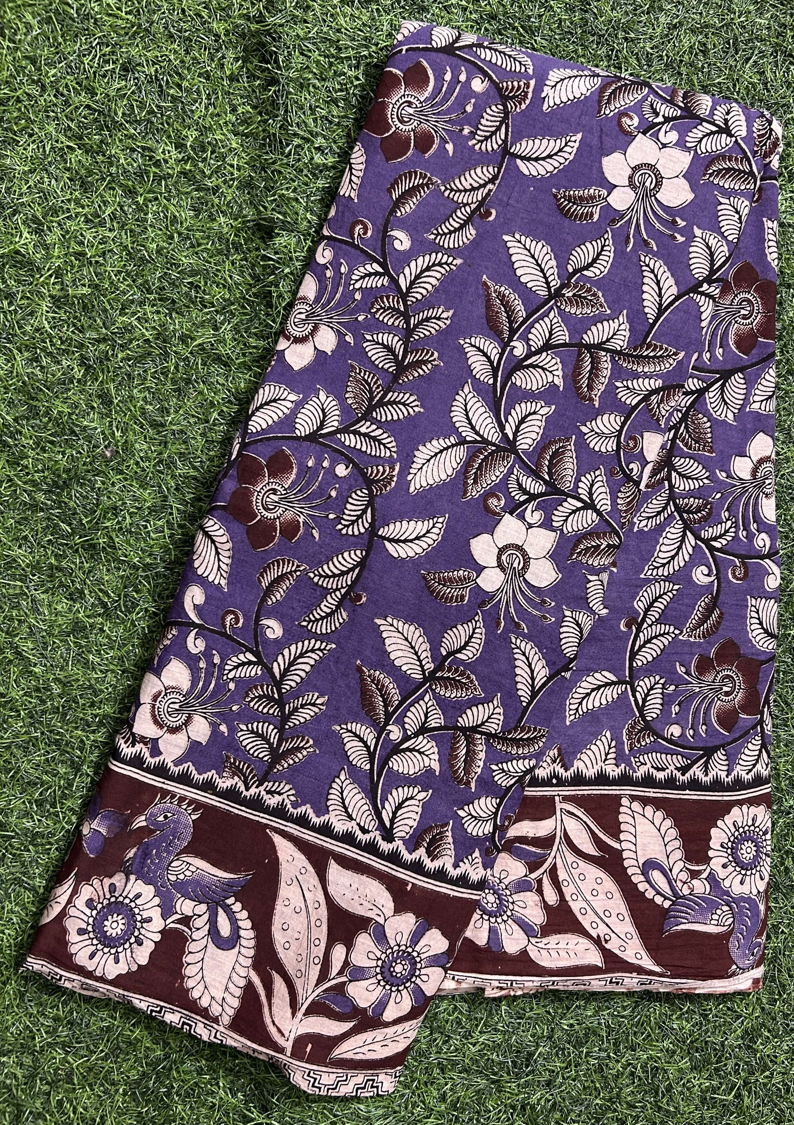 Kalamkari Cotton Saree – KCS-M604