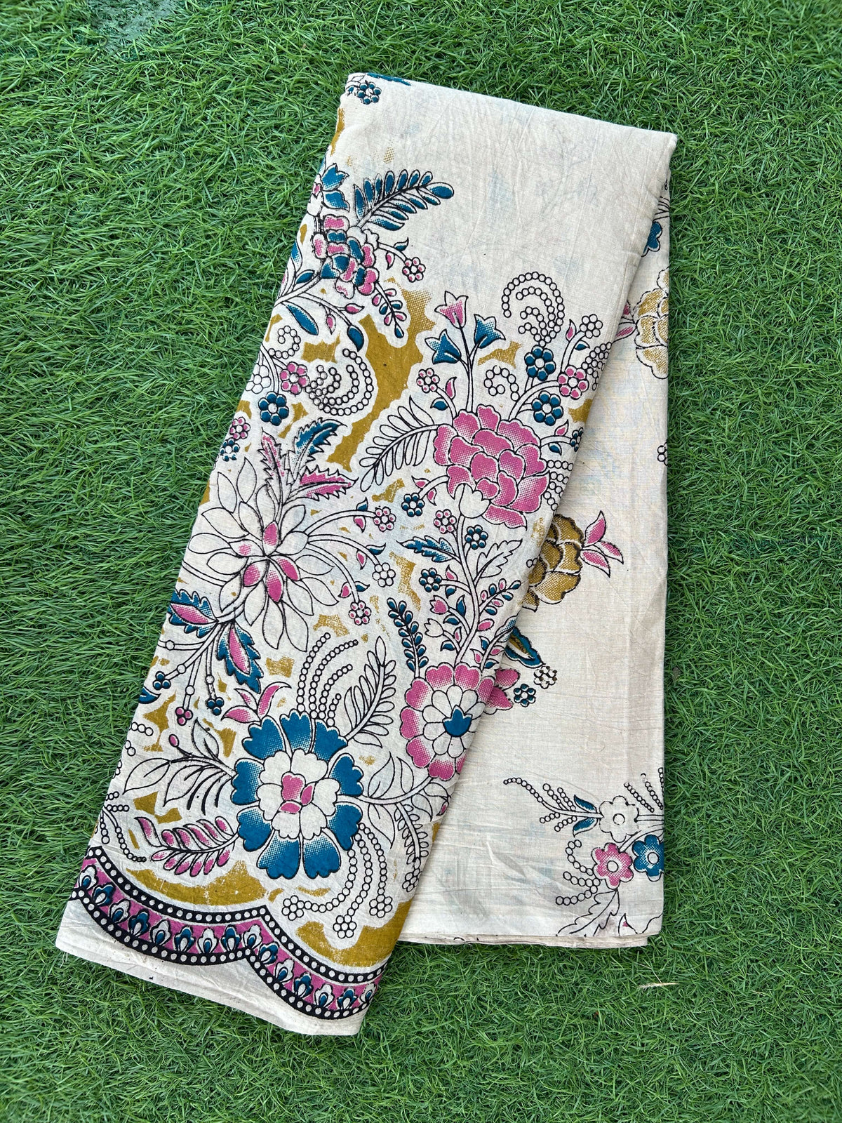 Kalamkari Cotton Saree – KCS-M751