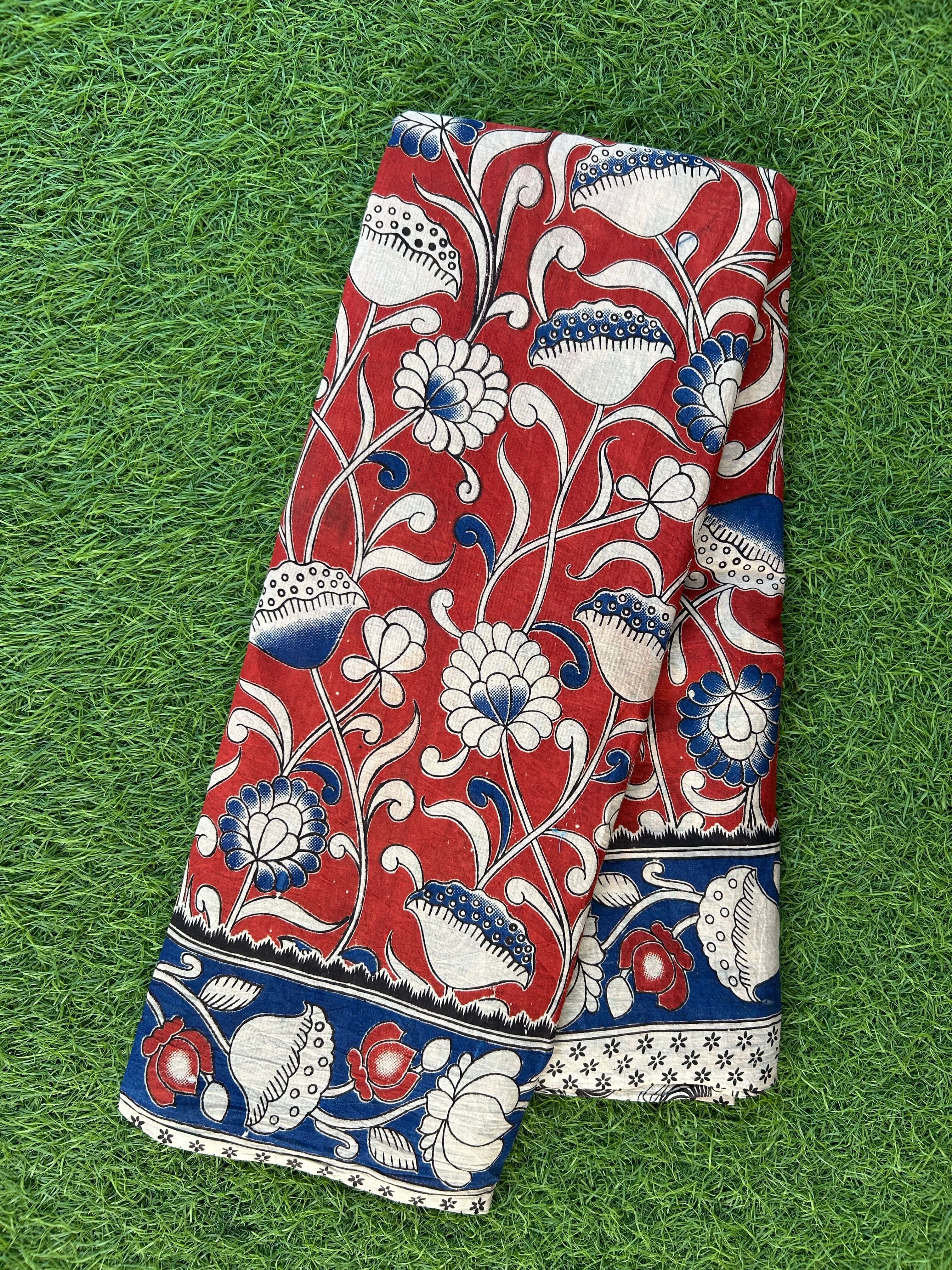 Kalamkari Cotton Saree – KCS-M756