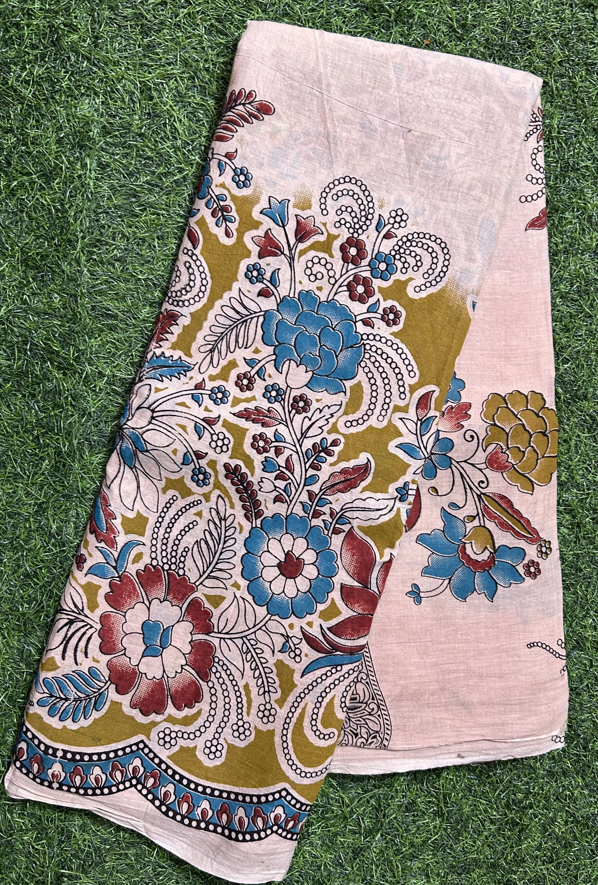 Kalamkari Cotton Saree – KCS-M606