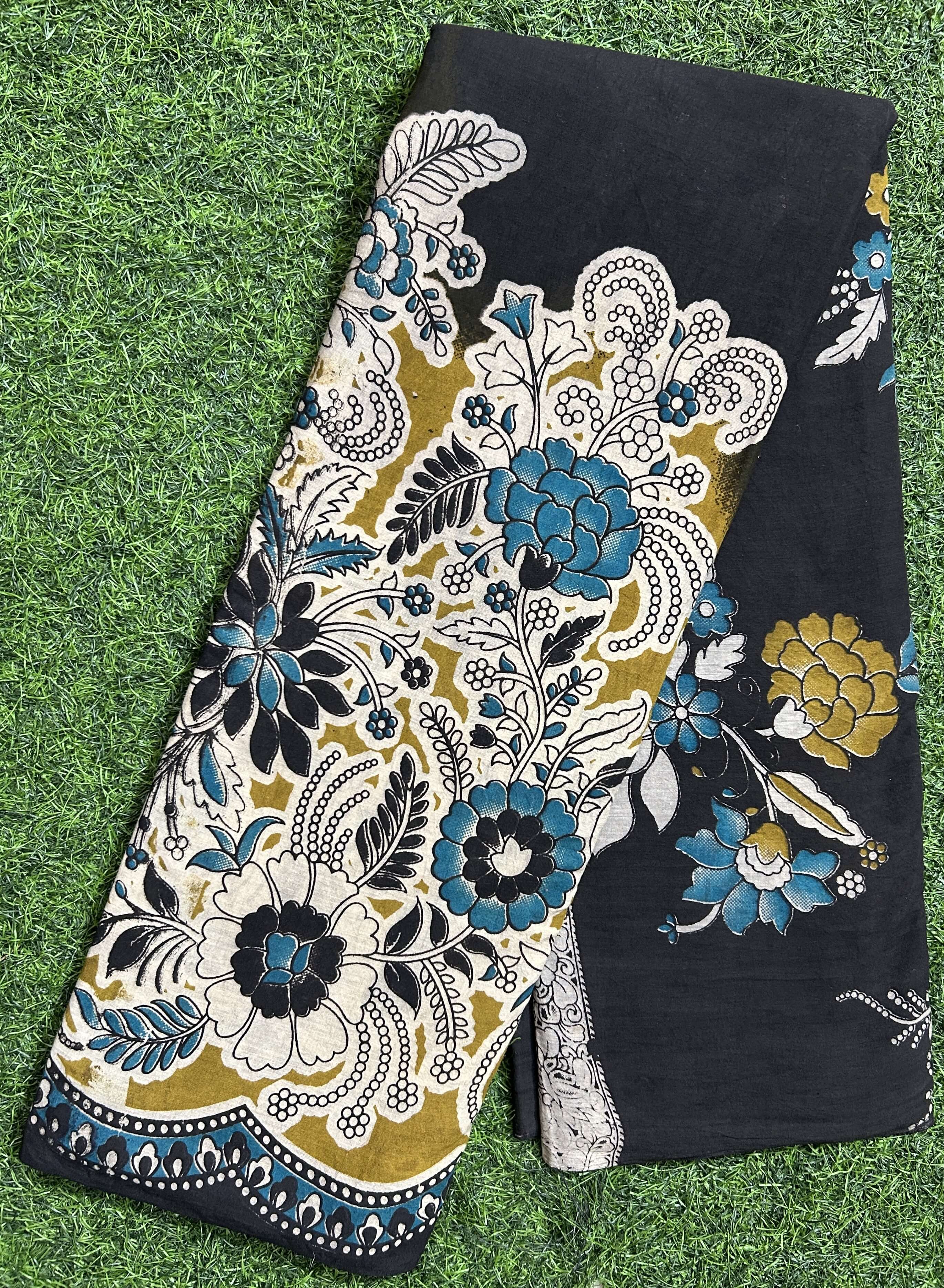 Kalamkari Cotton Saree – KCS-M608