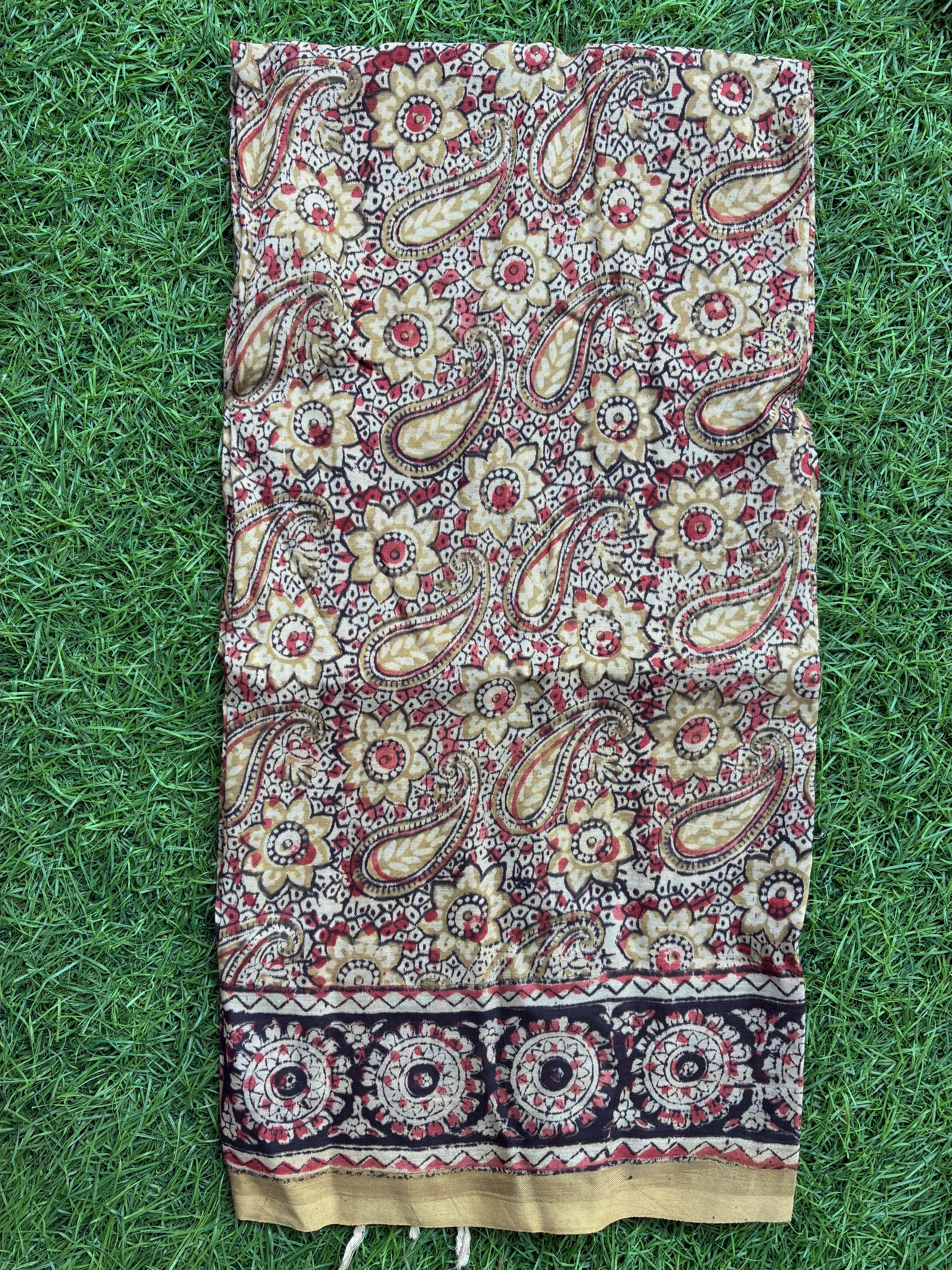 Silk Kalamkari Dupatta- SKD-N-M180