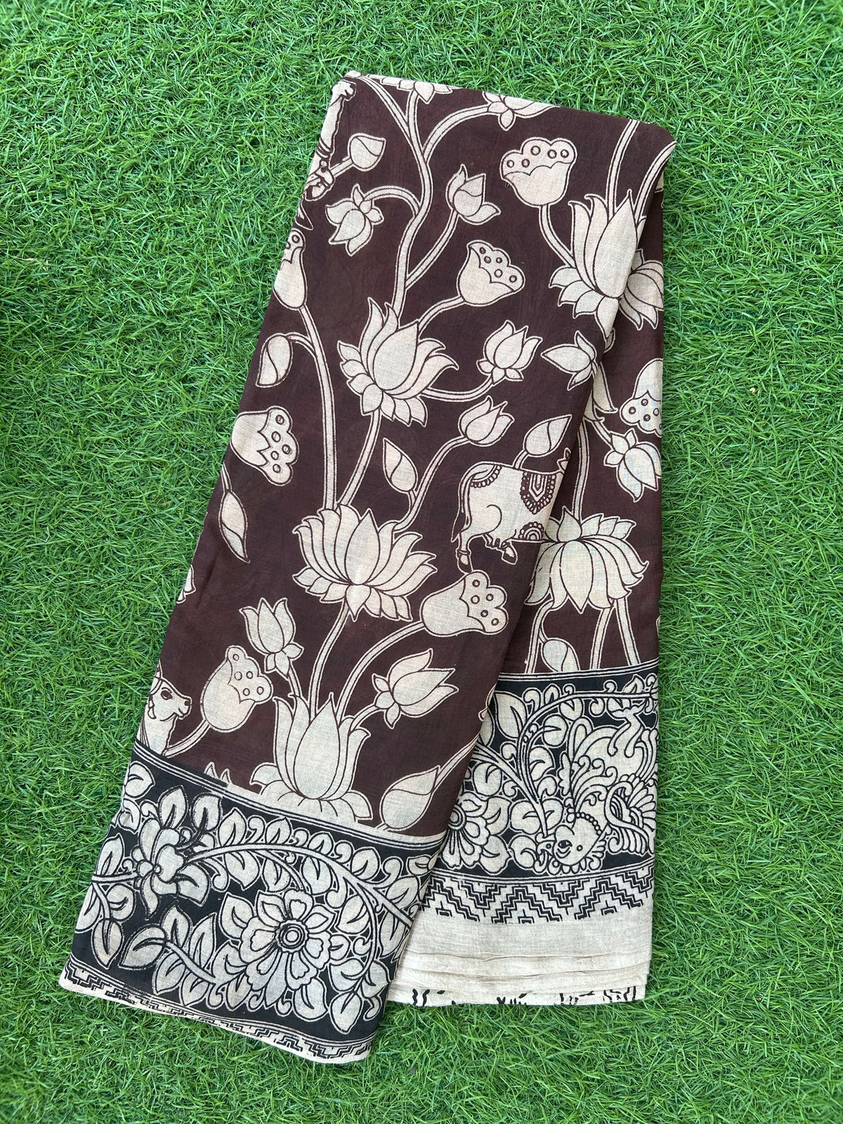 Kalamkari Cotton Saree – KCS-M761