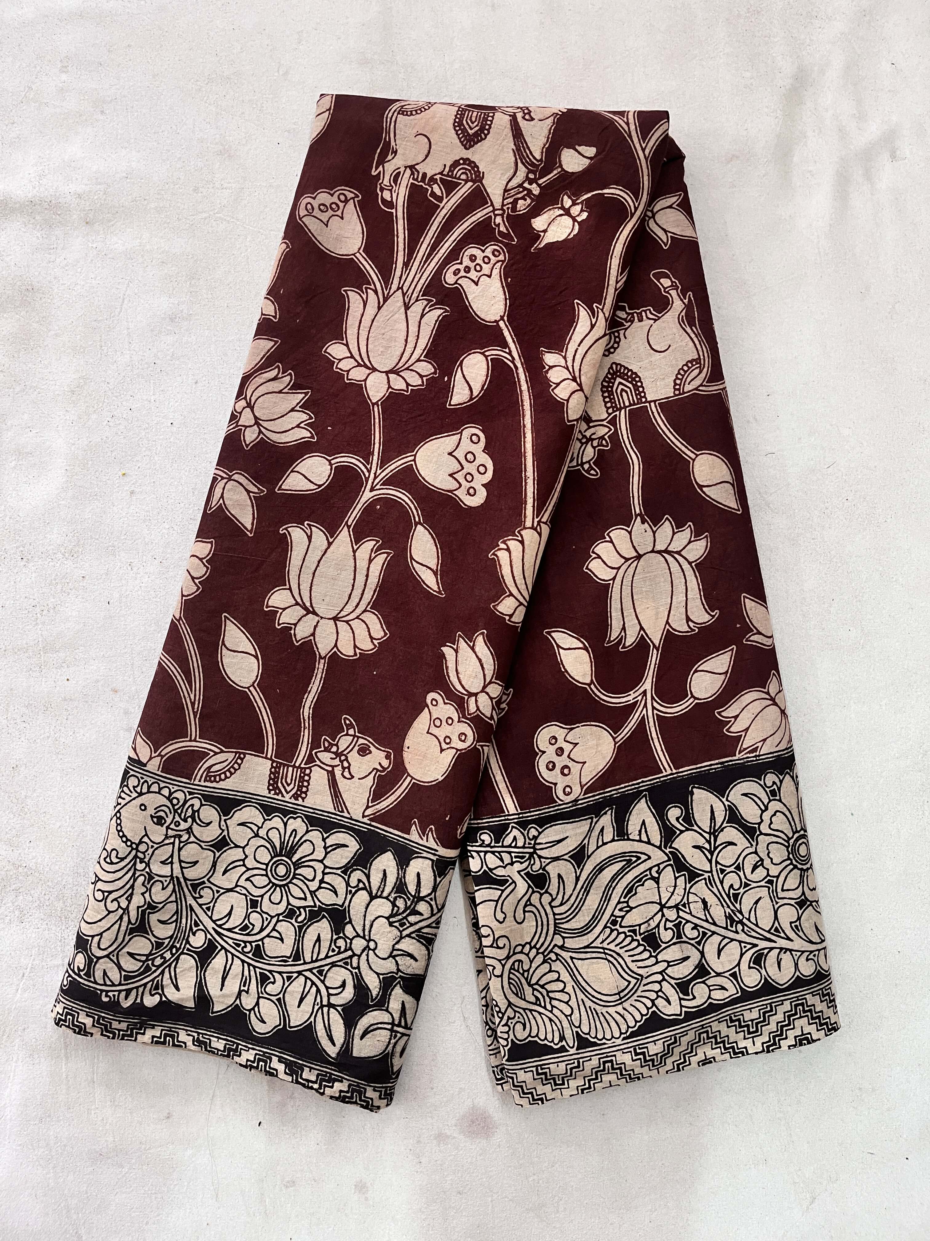 Kalamkari Cotton Saree – KCS-M259