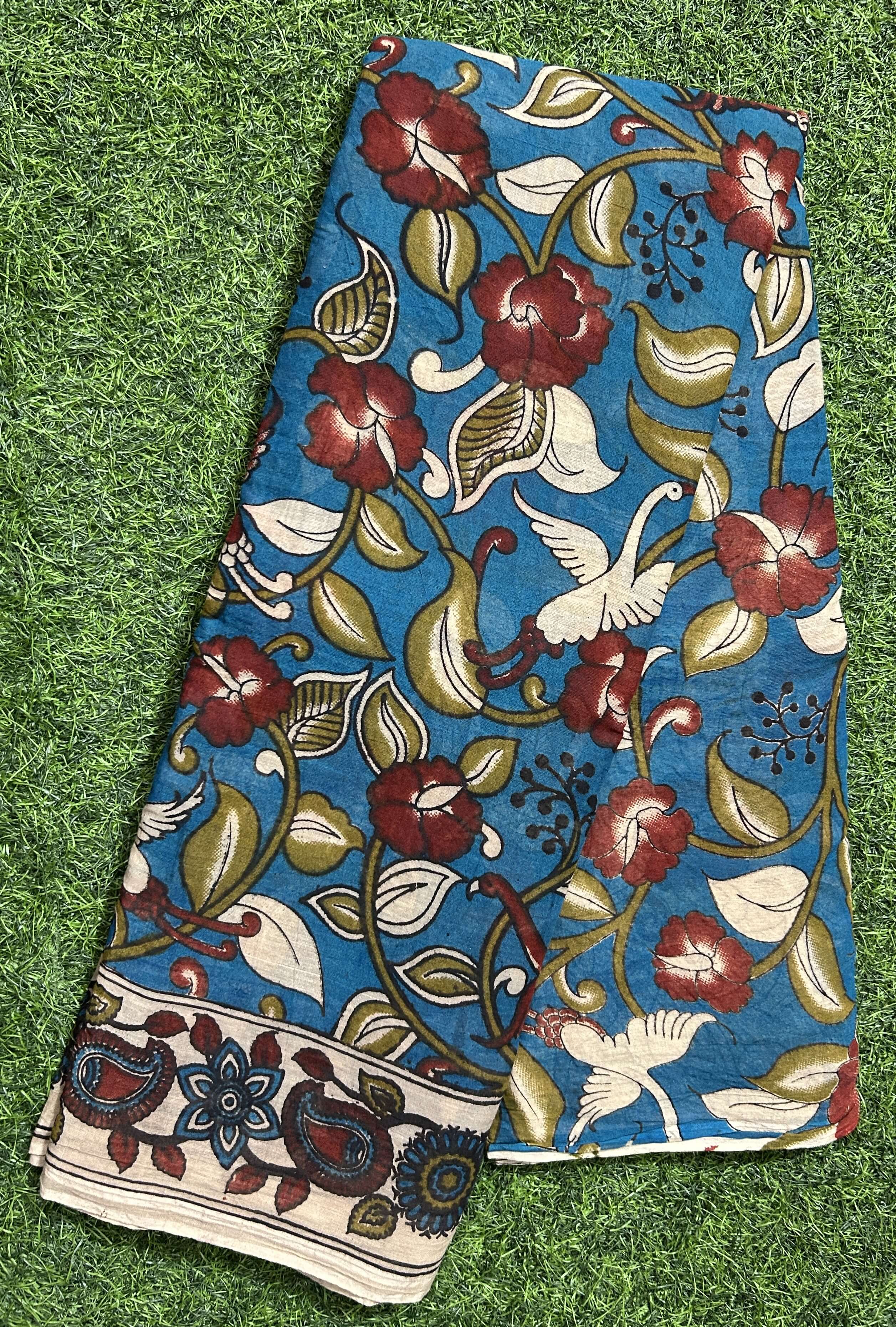 Kalamkari Cotton Saree – KCS-M618