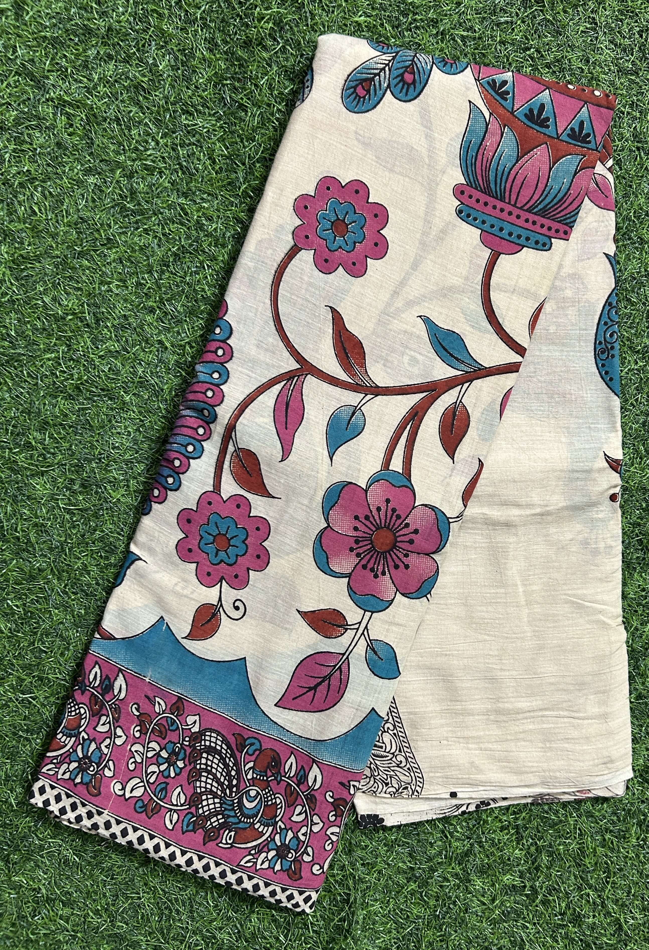 Kalamkari Cotton Saree – KCS-M622
