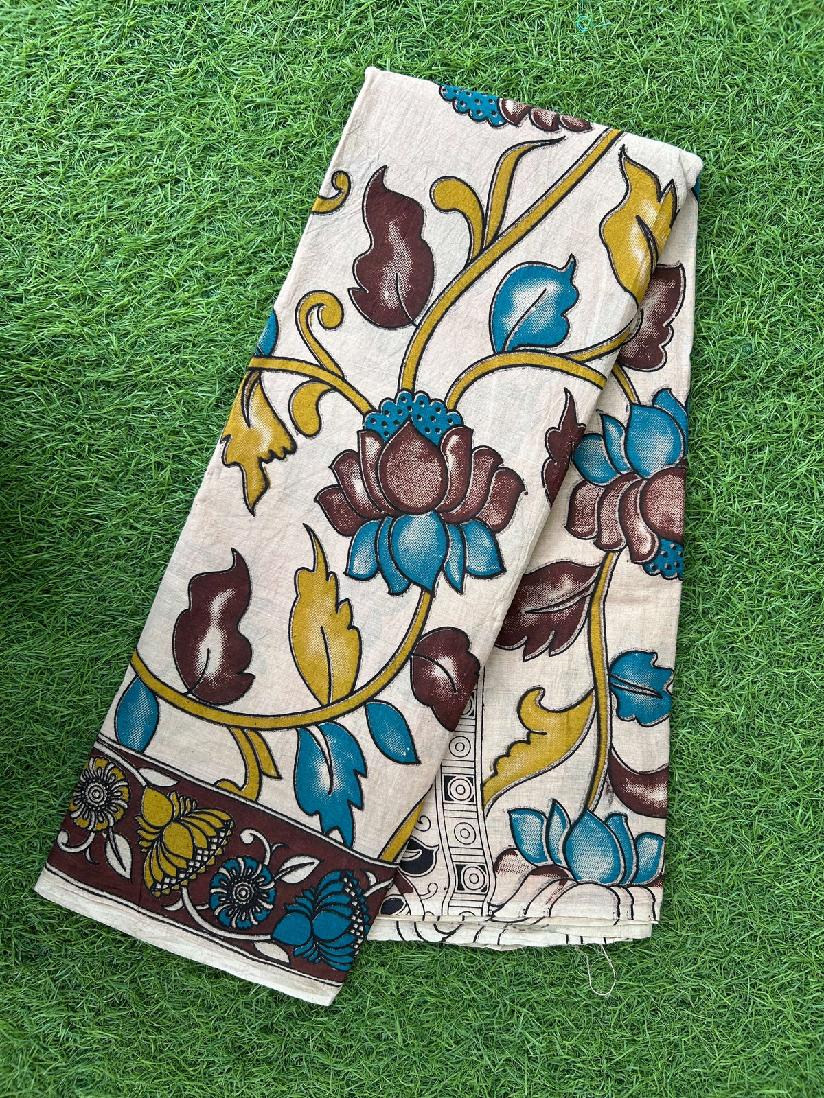 Kalamkari Cotton Saree – KCS-M763