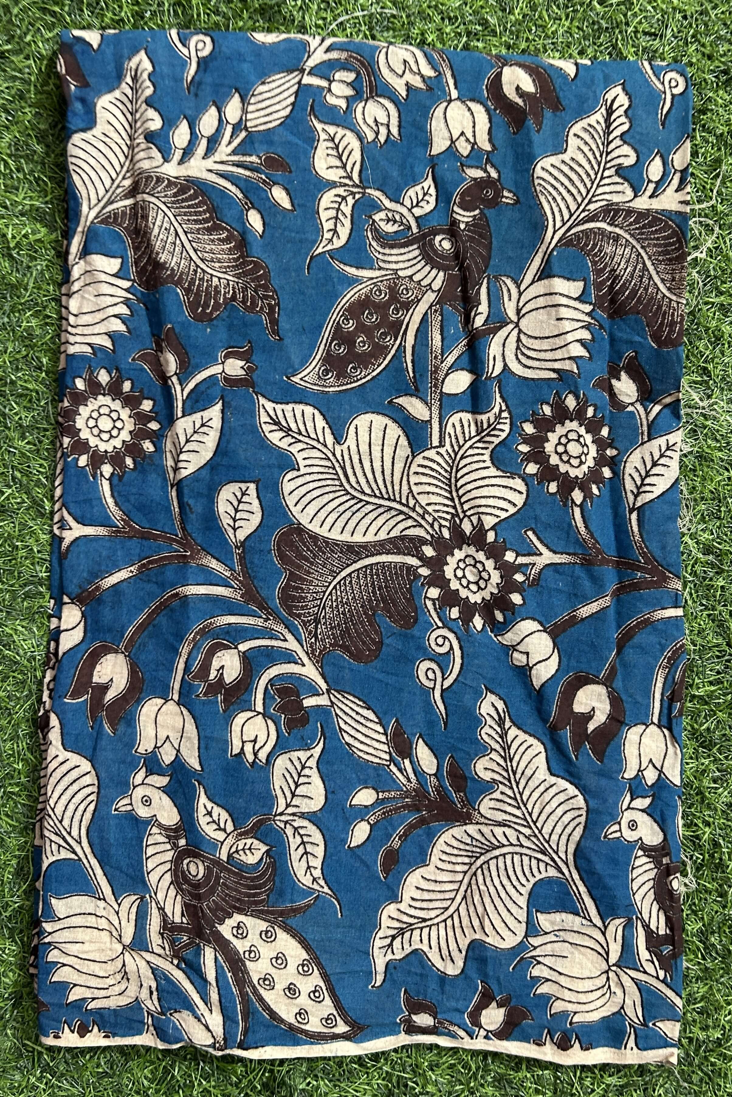 Kalamkari Cotton Screen Print Dupatta- KSPCD-M123