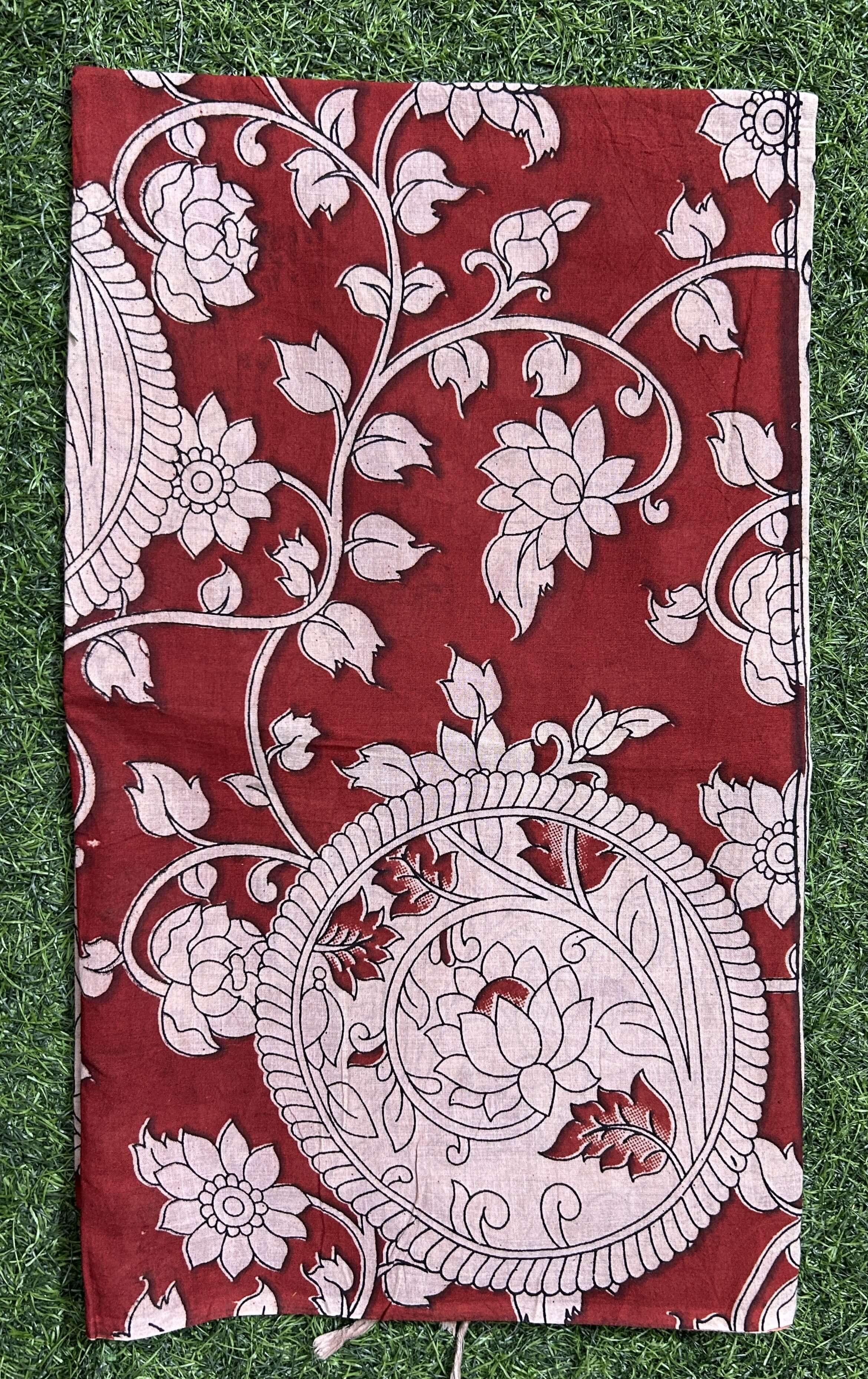 Kalamkari Cotton Screen Print Dupatta- KSPCD-M125