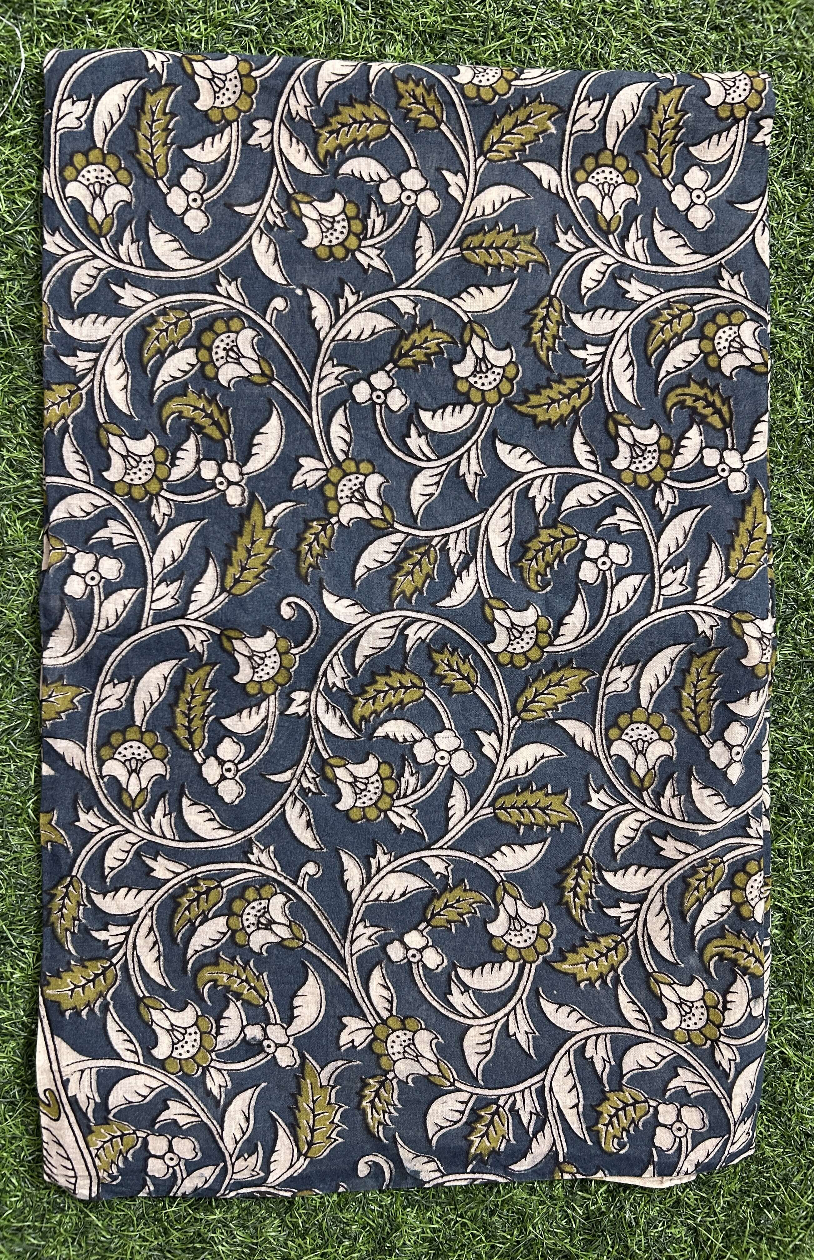 Kalamkari Cotton Screen Print Dupatta- KSPCD-M132
